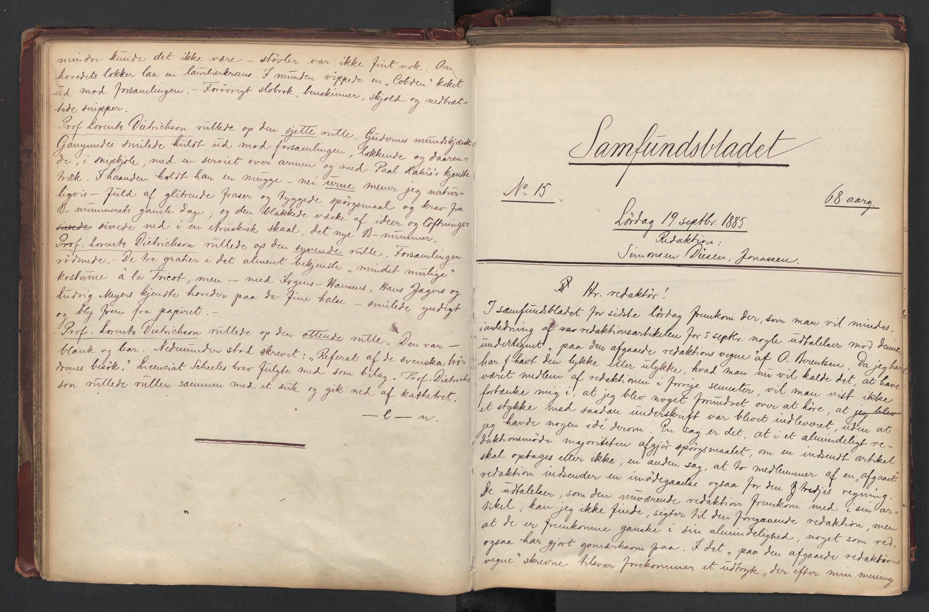 Det Norske Studentersamfund, AV/RA-PA-1322/X/Xa/L0012/0002: -- / Samfundsbladet, 1884-1887, s. 55