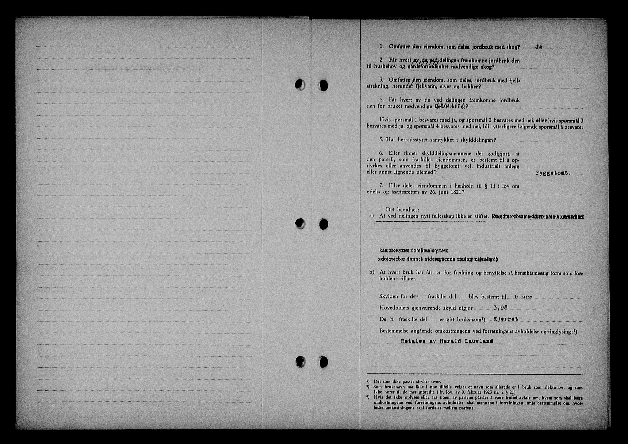 Nedenes sorenskriveri, SAK/1221-0006/G/Gb/Gba/L0045: Pantebok nr. 41, 1938-1938, Dagboknr: 638/1938