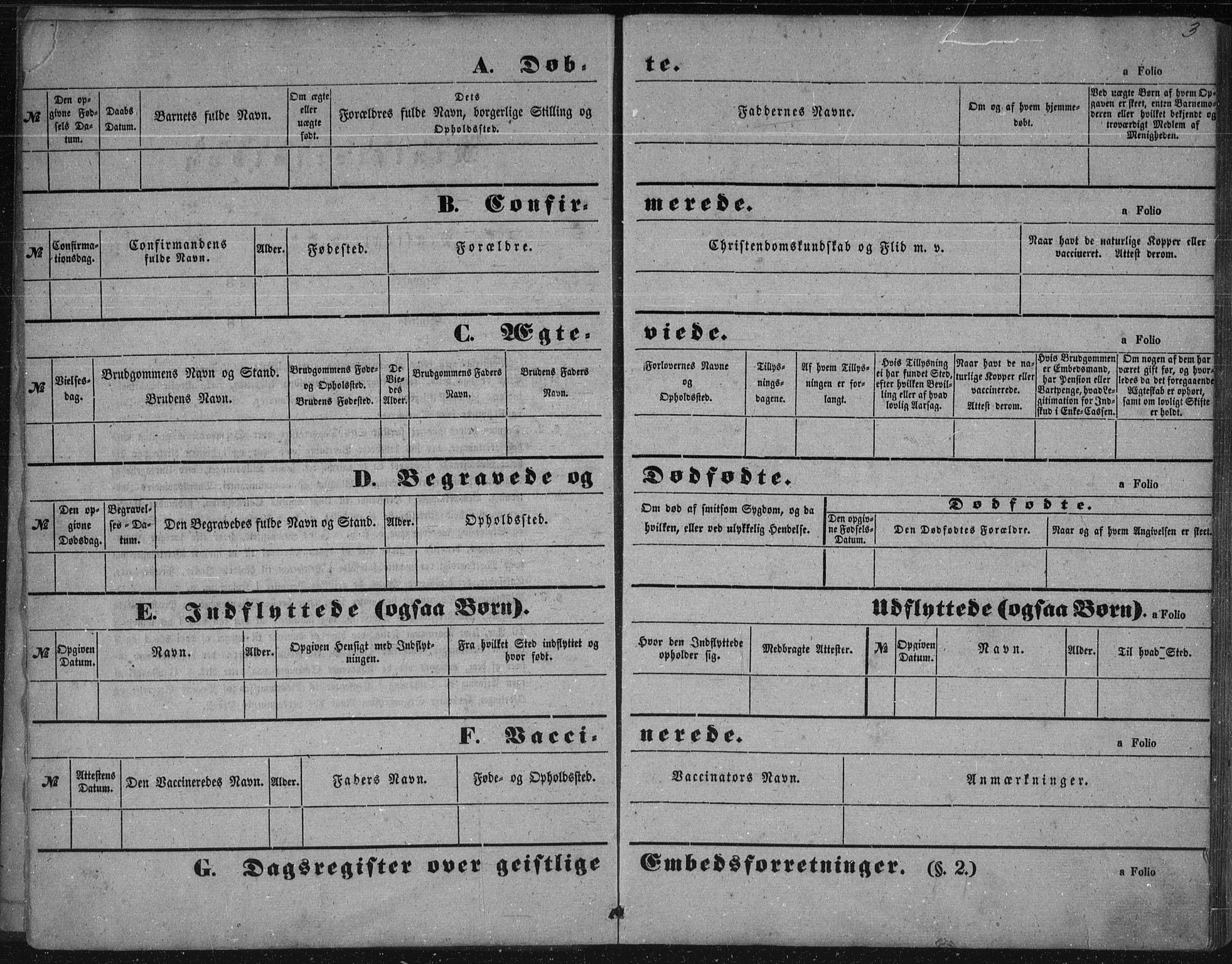 Avaldsnes sokneprestkontor, AV/SAST-A -101851/H/Ha/Haa/L0009: Ministerialbok nr. A 9, 1853-1865, s. 3