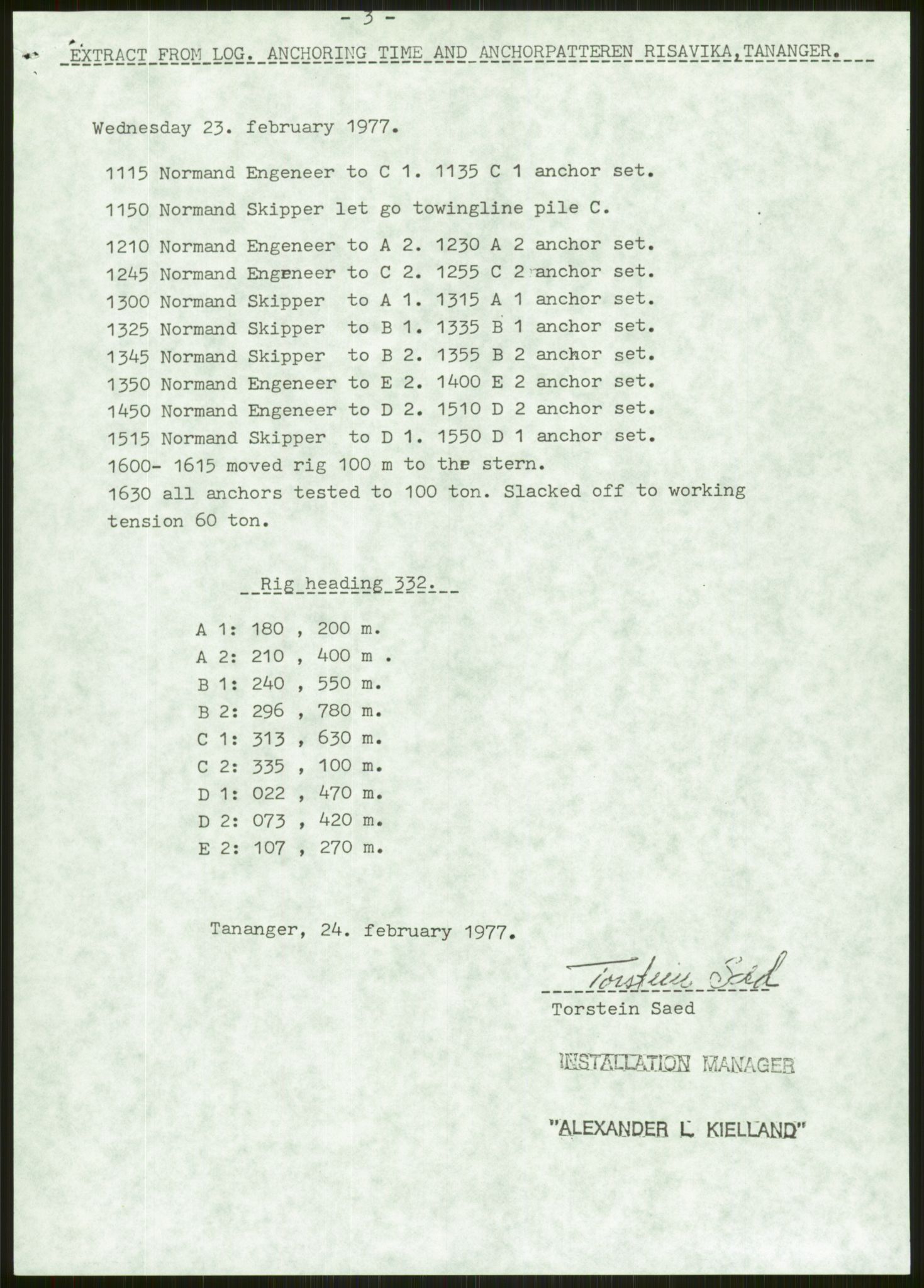 Justisdepartementet, Granskningskommisjonen ved Alexander Kielland-ulykken 27.3.1980, AV/RA-S-1165/D/L0006: A Alexander L. Kielland (Doku.liste + A3-A6, A11-A13, A18-A20-A21, A23, A31 av 31)/Dykkerjournaler, 1980-1981, s. 449