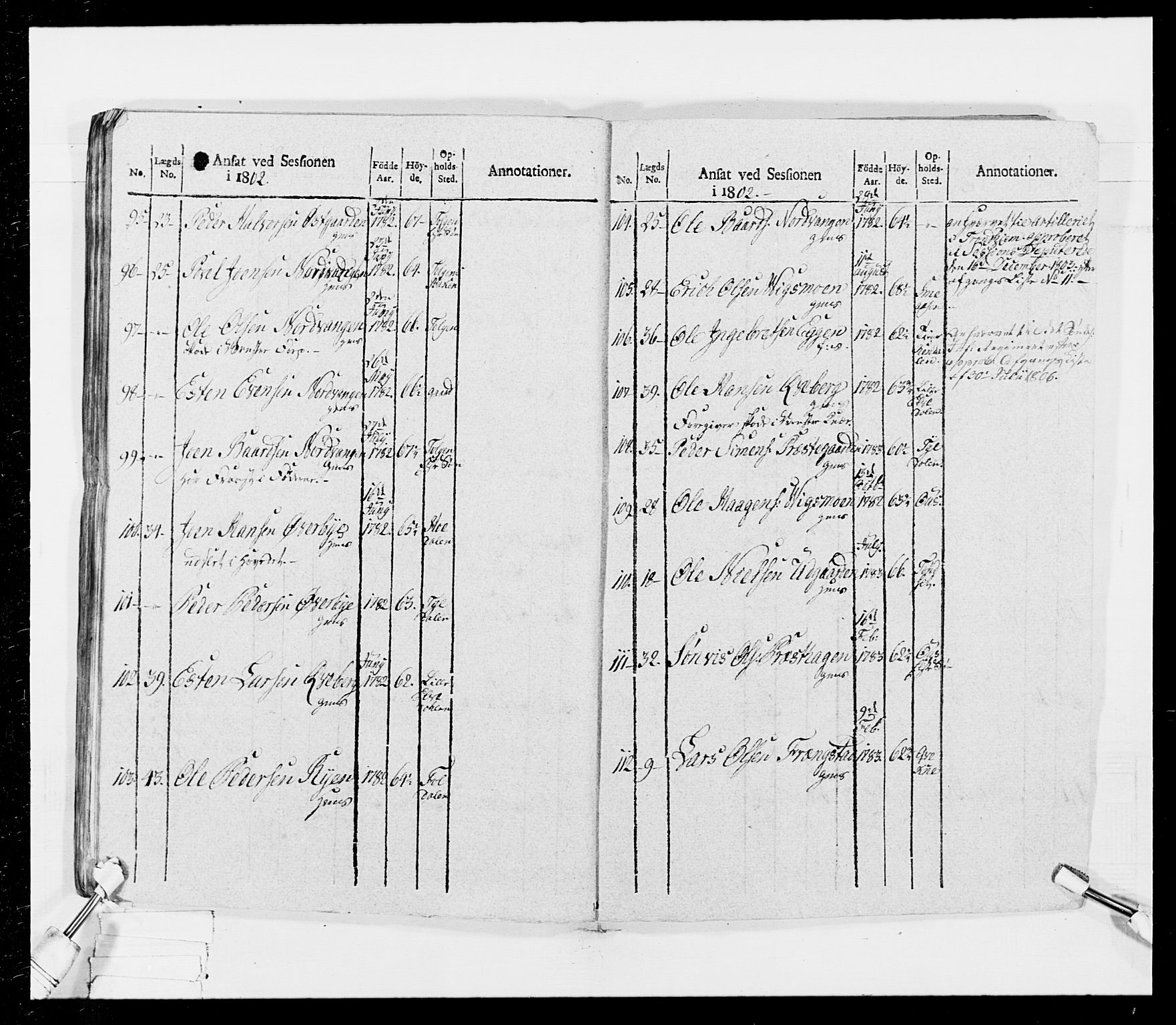 Generalitets- og kommissariatskollegiet, Det kongelige norske kommissariatskollegium, AV/RA-EA-5420/E/Eh/L0026: Skiløperkompaniene, 1805-1810, s. 55