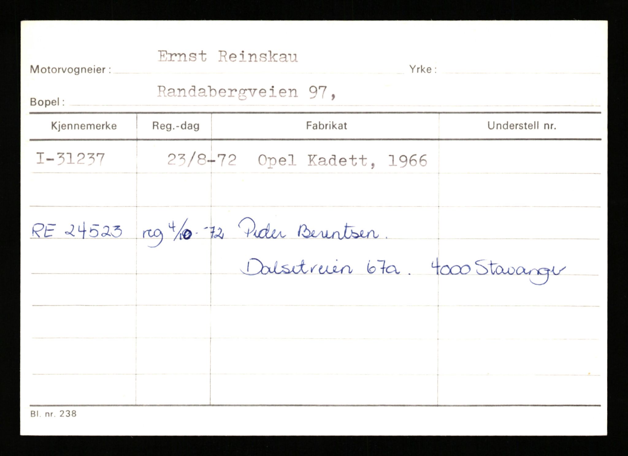 Stavanger trafikkstasjon, AV/SAST-A-101942/0/G/L0005: Registreringsnummer: 23000 - 34245, 1930-1971, s. 2505