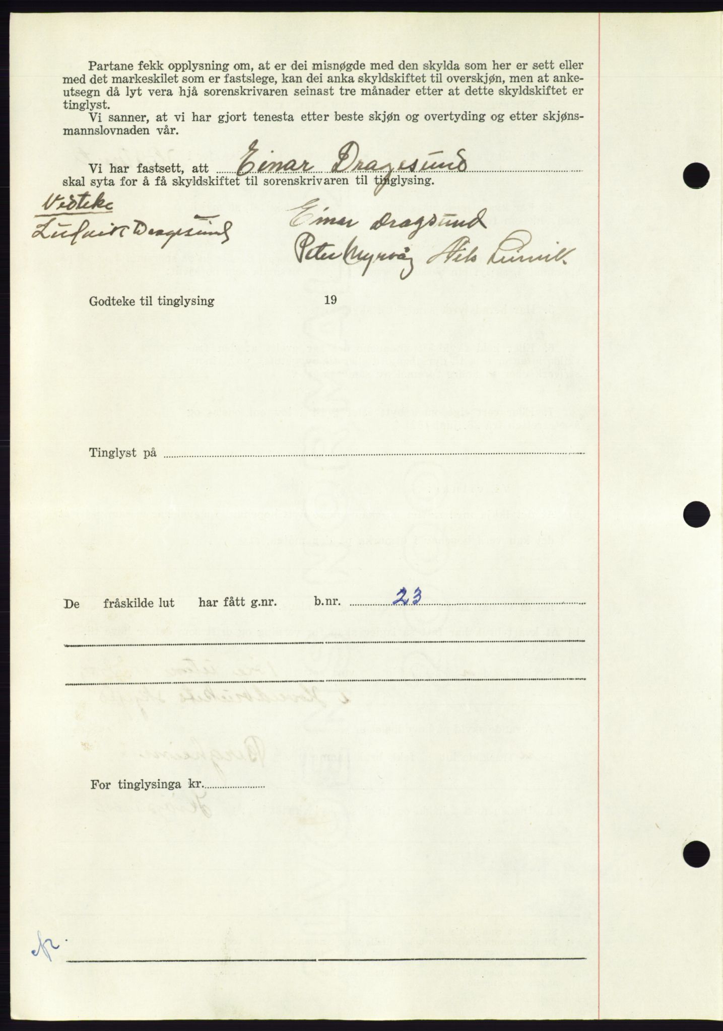 Søre Sunnmøre sorenskriveri, AV/SAT-A-4122/1/2/2C/L0095: Pantebok nr. 21A, 1953-1953, Dagboknr: 1355/1953