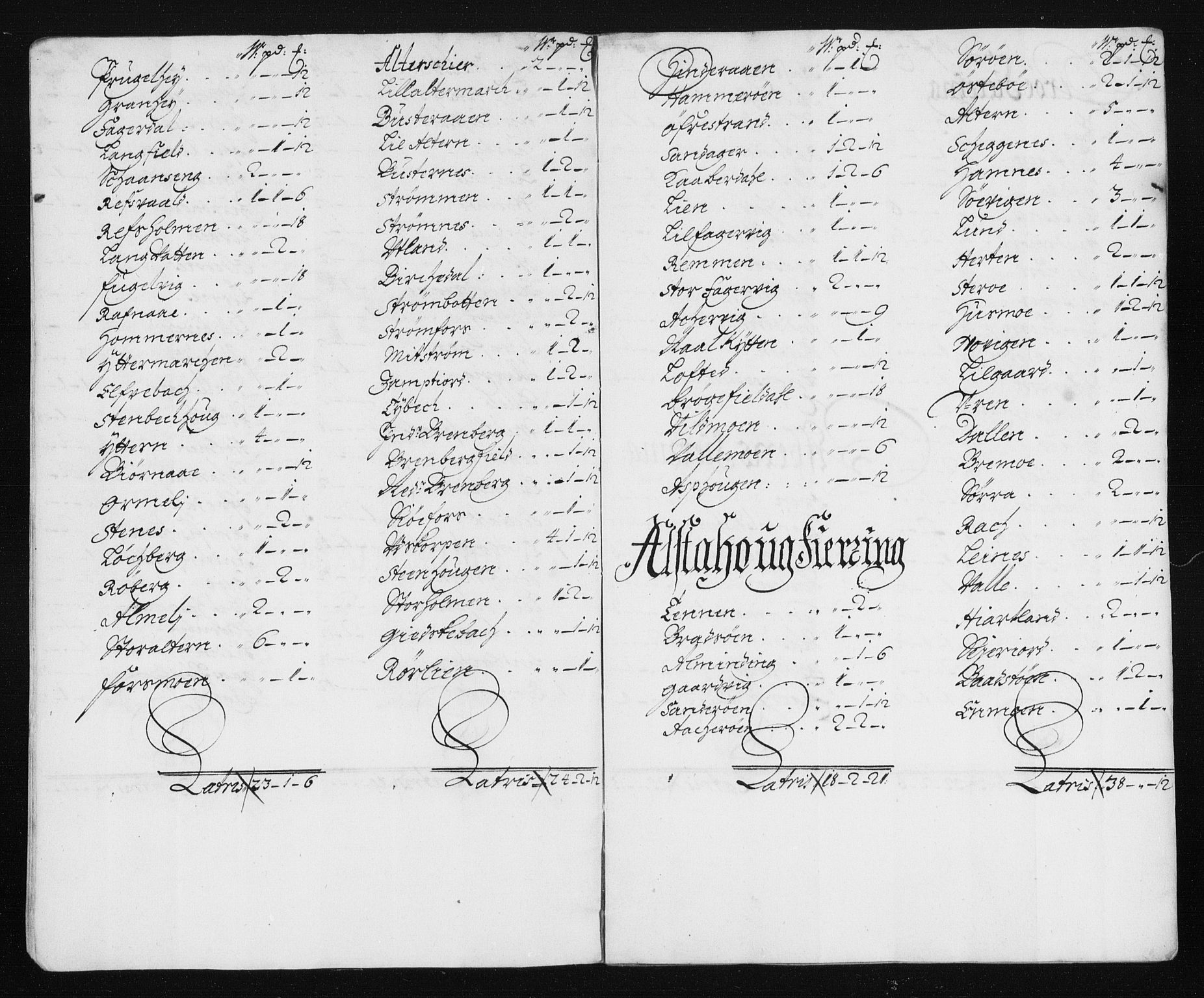Rentekammeret inntil 1814, Reviderte regnskaper, Stiftamtstueregnskaper, Trondheim stiftamt og Nordland amt, AV/RA-EA-6044/R/Rh/L0015: Nordland amt, 1690