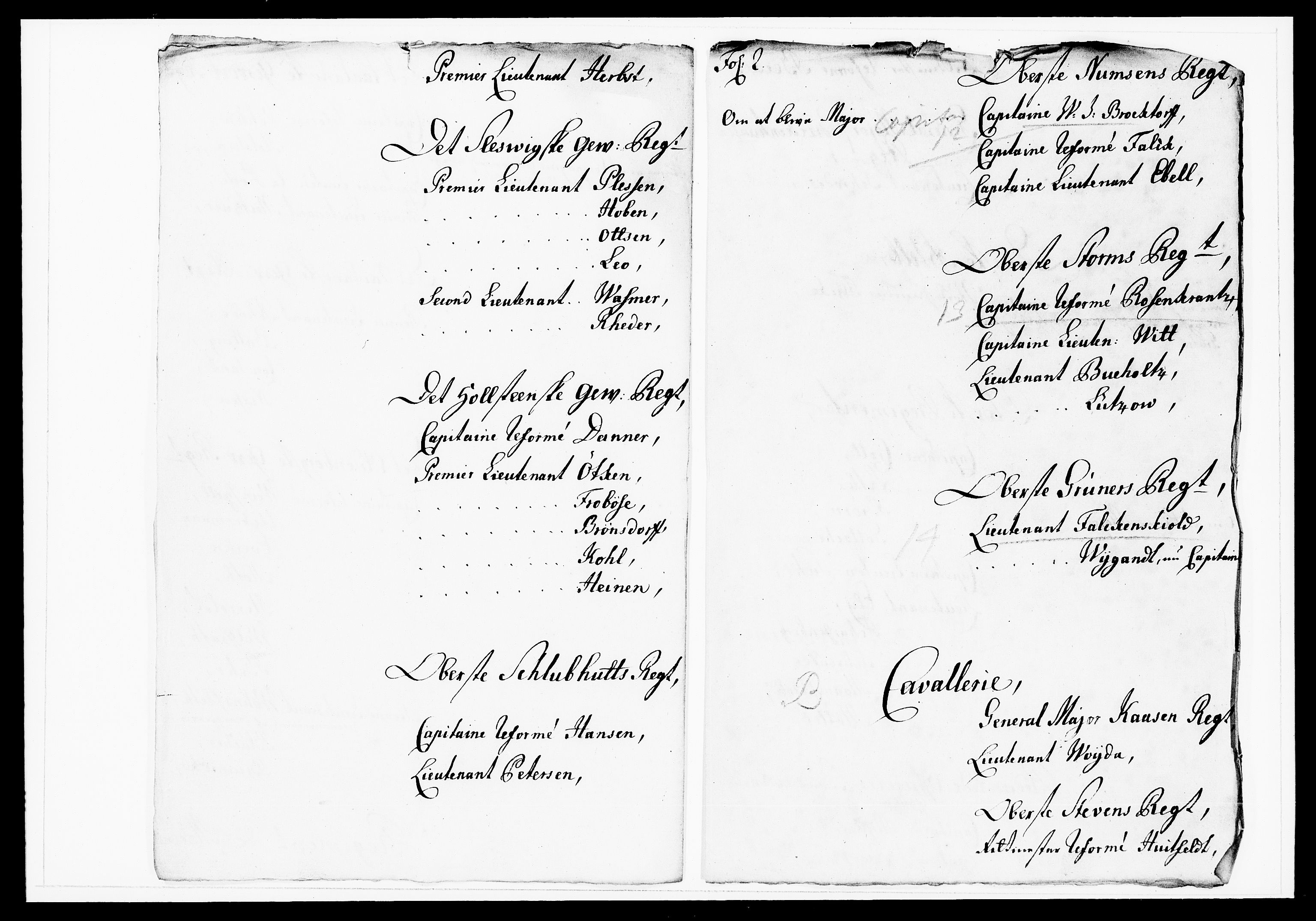 Krigskollegiet, Krigskancelliet, DRA/A-0006/-/1143-1150: Refererede sager, 1738, s. 192