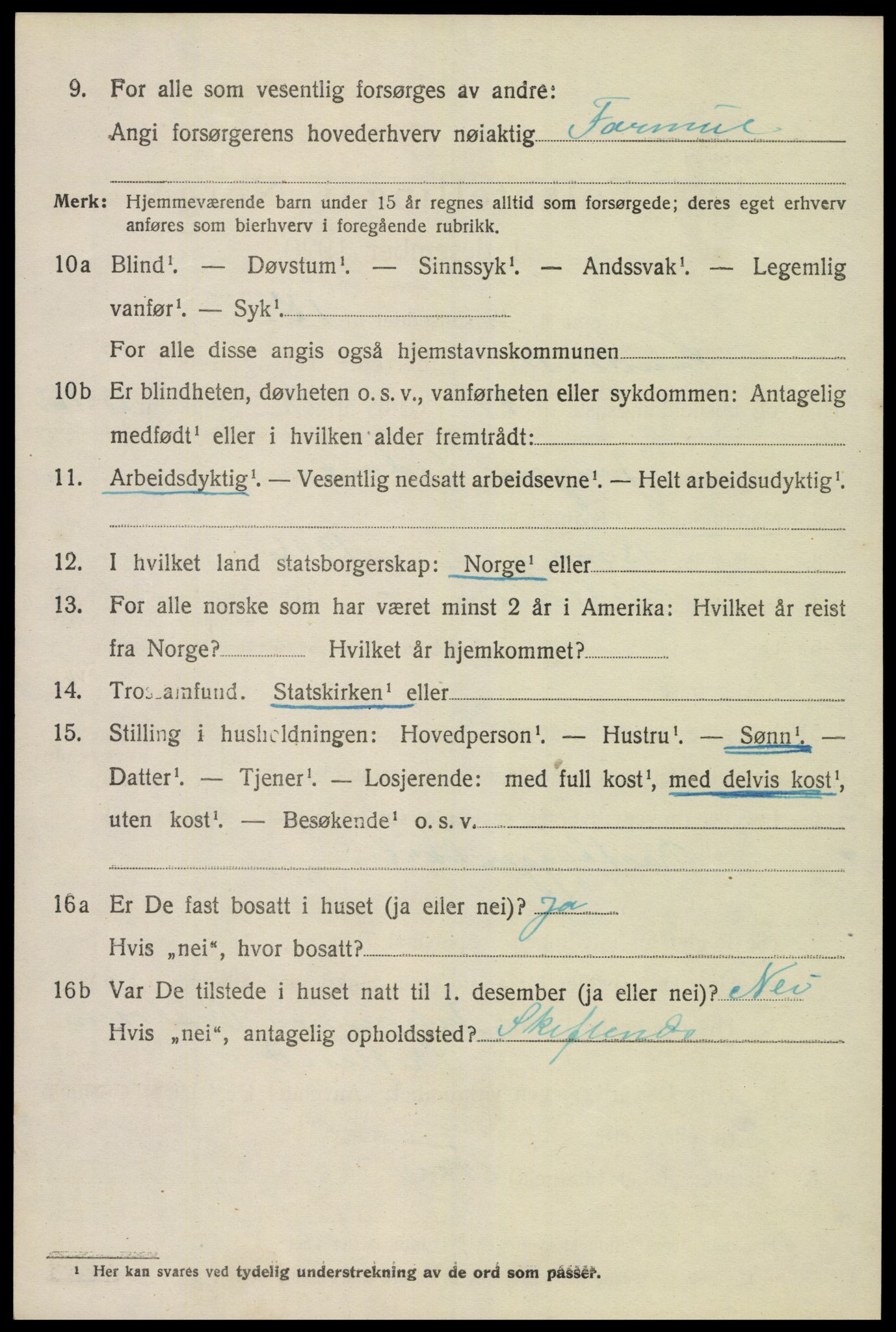 SAK, Folketelling 1920 for 0924 Landvik herred, 1920, s. 2129