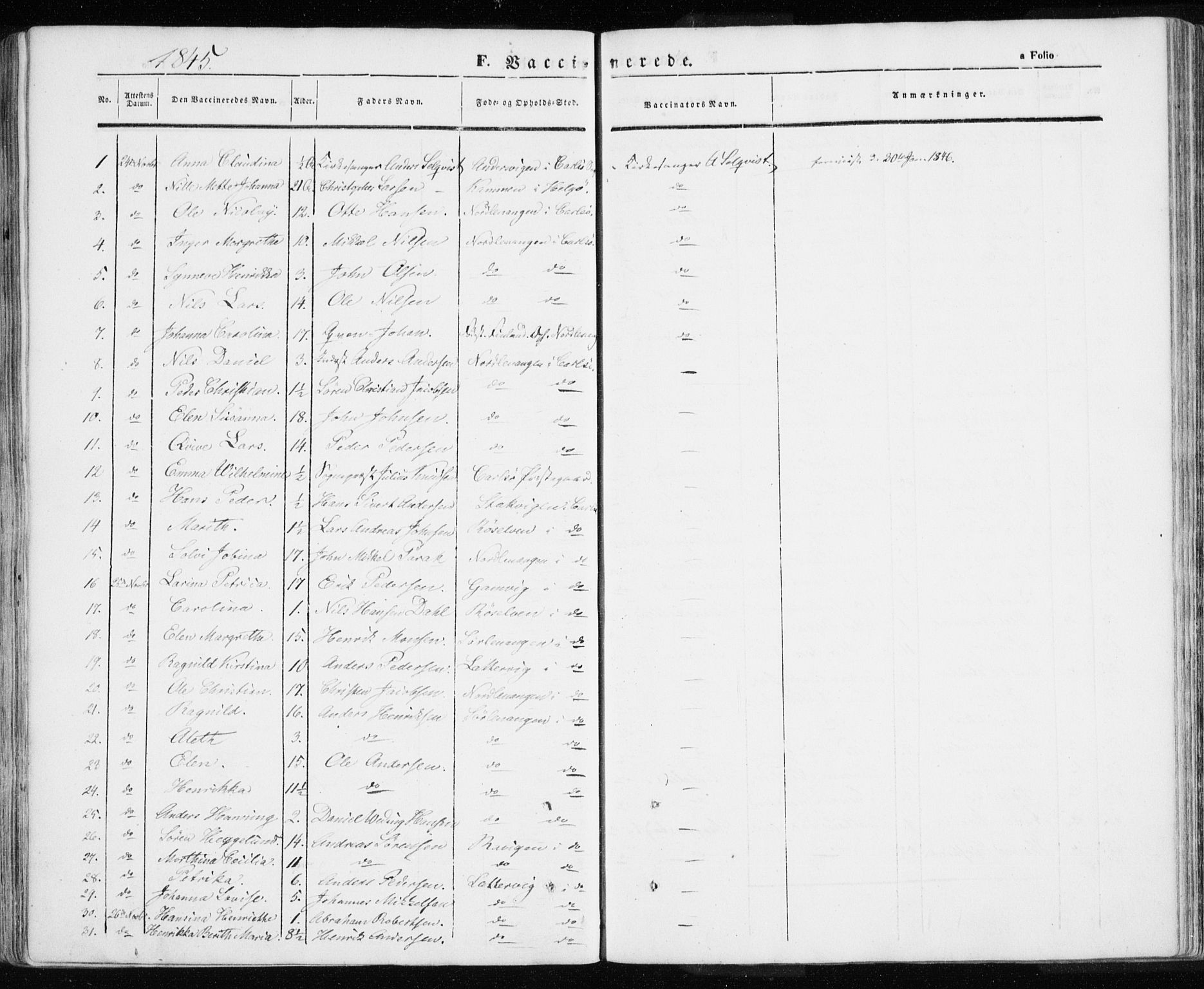 Karlsøy sokneprestembete, AV/SATØ-S-1299/H/Ha/Haa/L0003kirke: Ministerialbok nr. 3, 1843-1860