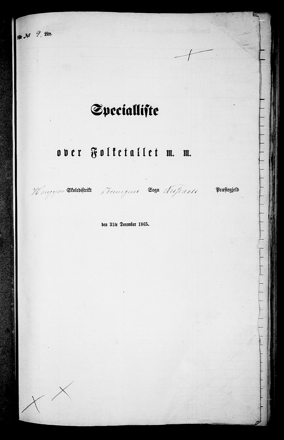 RA, Folketelling 1865 for 0830P Nissedal prestegjeld, 1865, s. 76