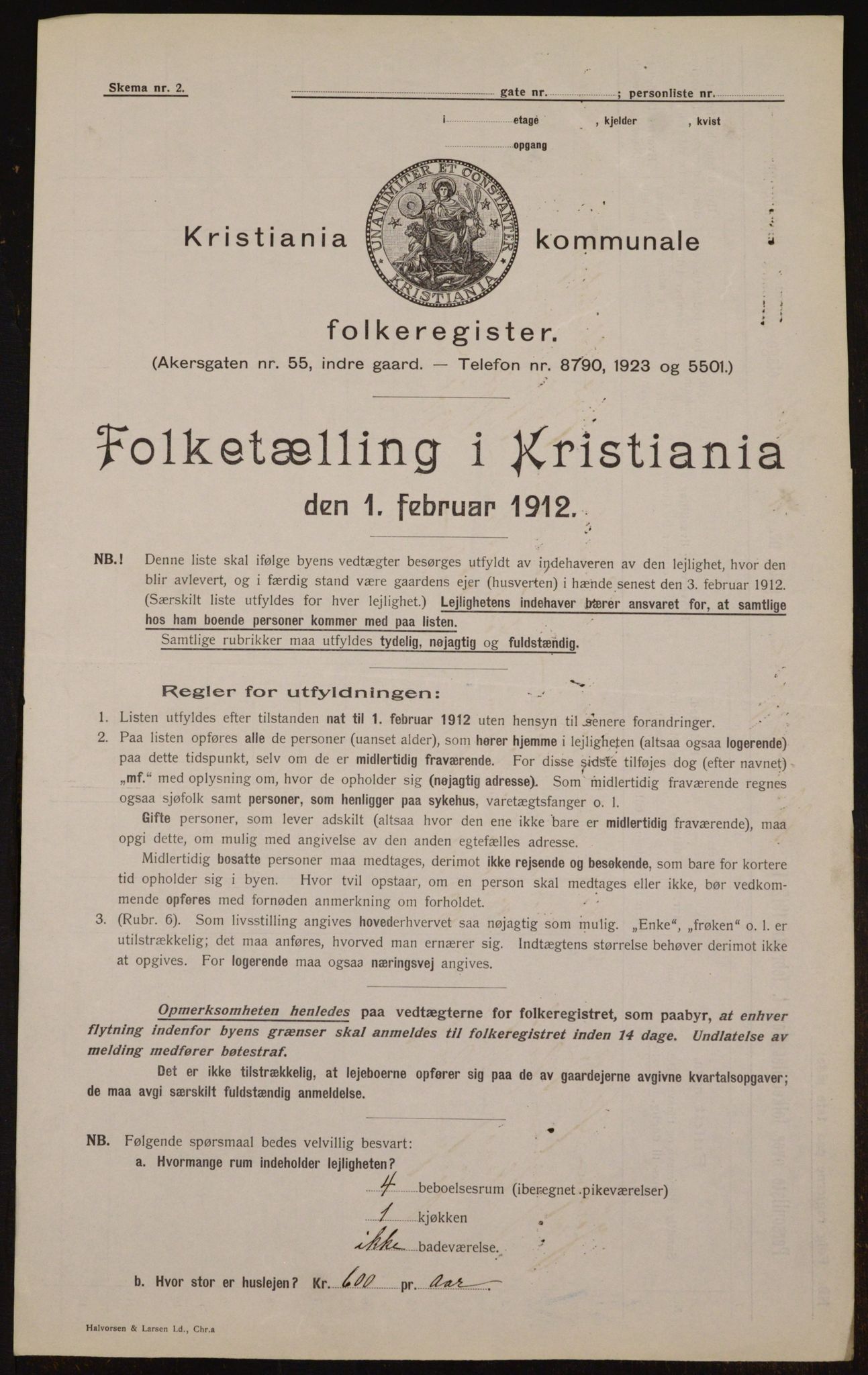 OBA, Kommunal folketelling 1.2.1912 for Kristiania, 1912, s. 89794