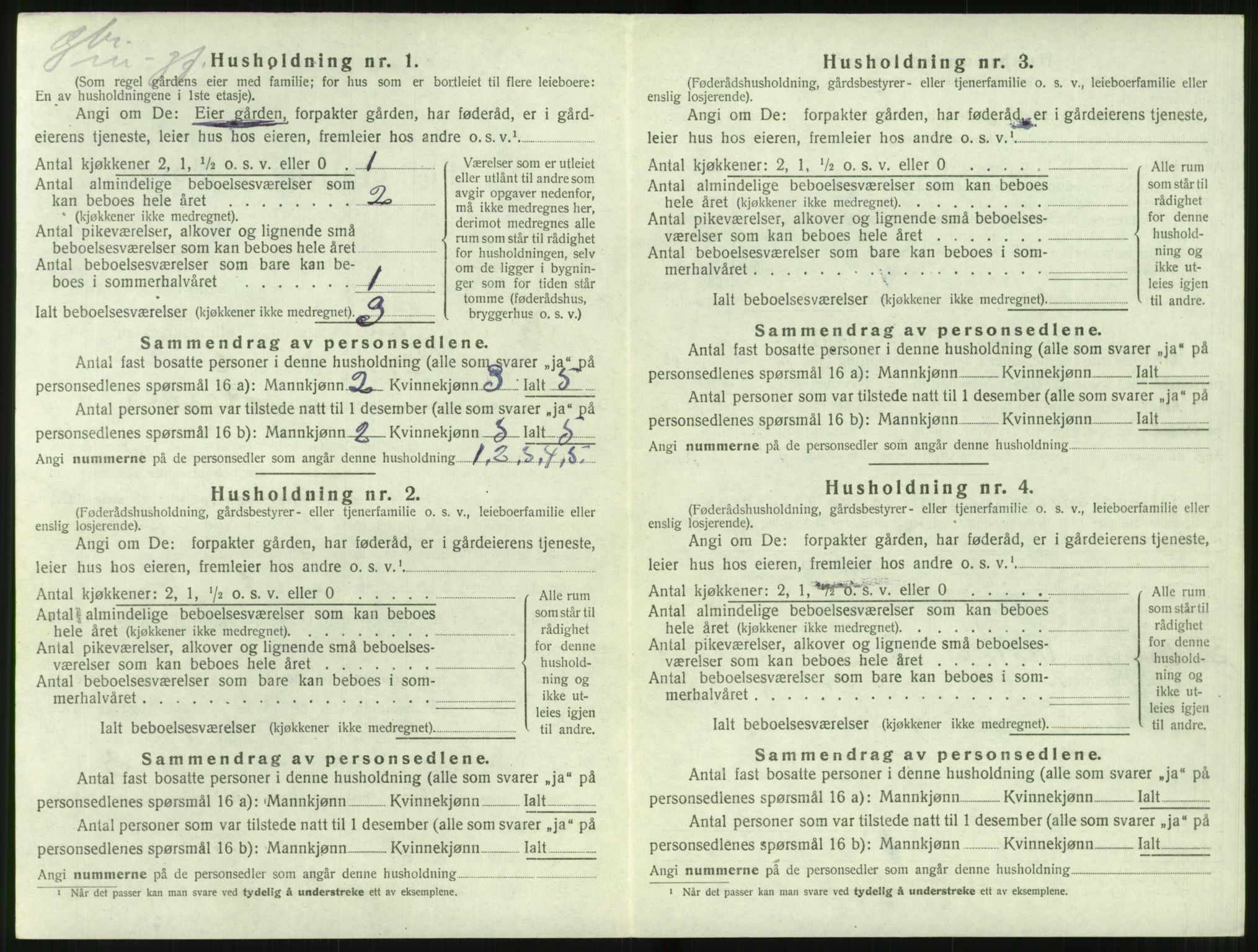 SAT, Folketelling 1920 for 1522 Hjørundfjord herred, 1920, s. 260