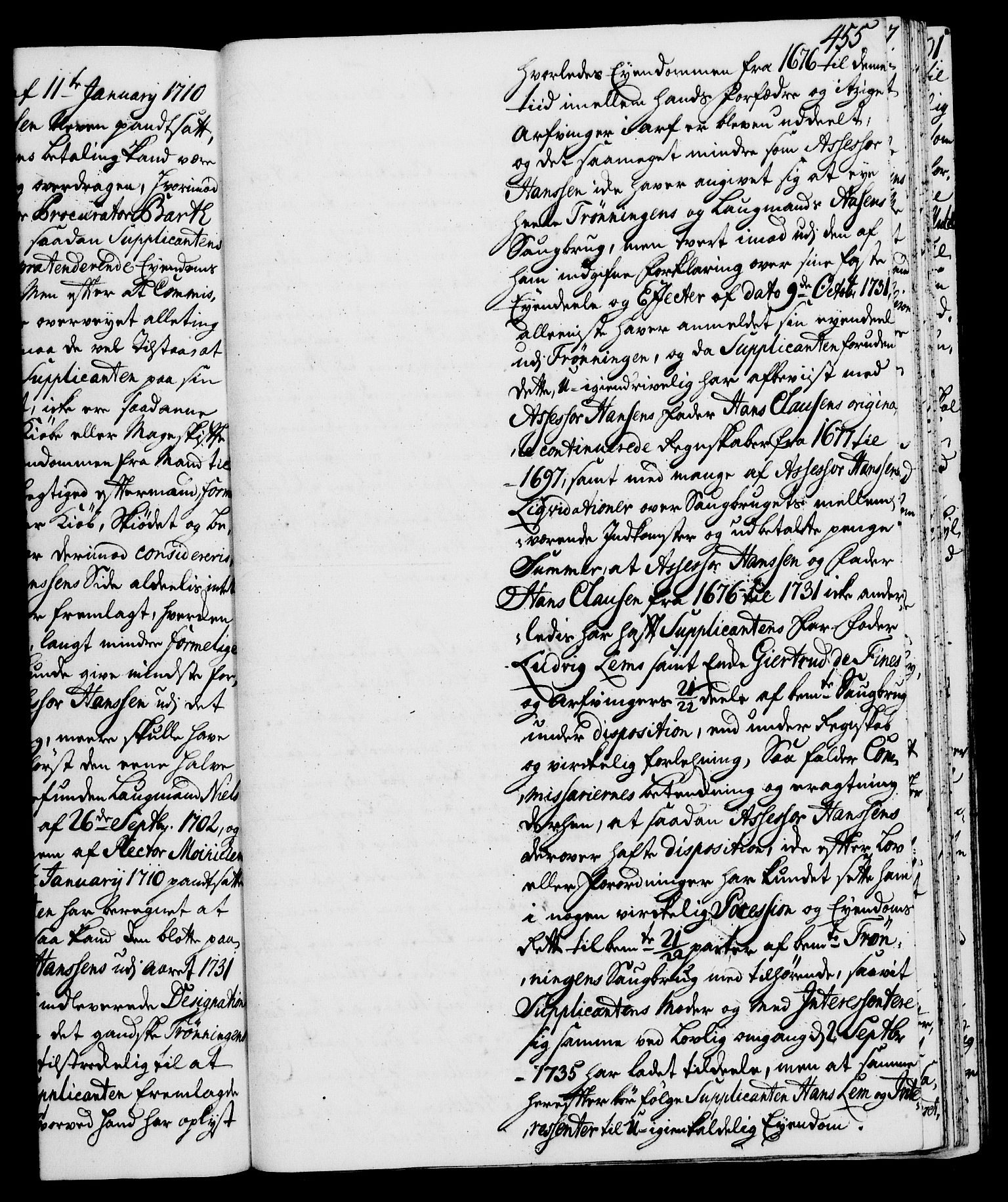 Rentekammeret, Kammerkanselliet, RA/EA-3111/G/Gh/Gha/L0024: Norsk ekstraktmemorialprotokoll (merket RK 53.69), 1742-1743, s. 455