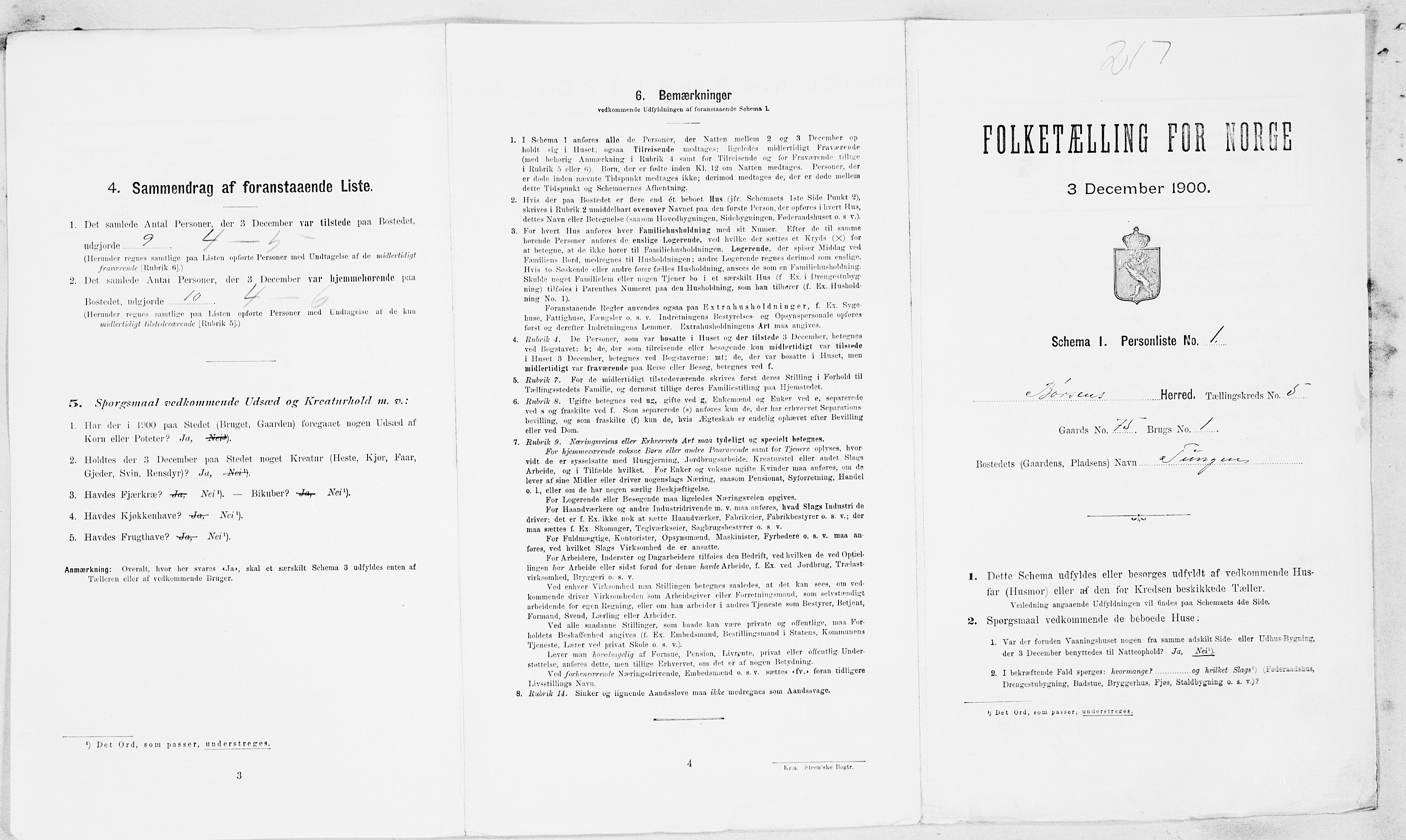 SAT, Folketelling 1900 for 1658 Børsa herred, 1900, s. 555