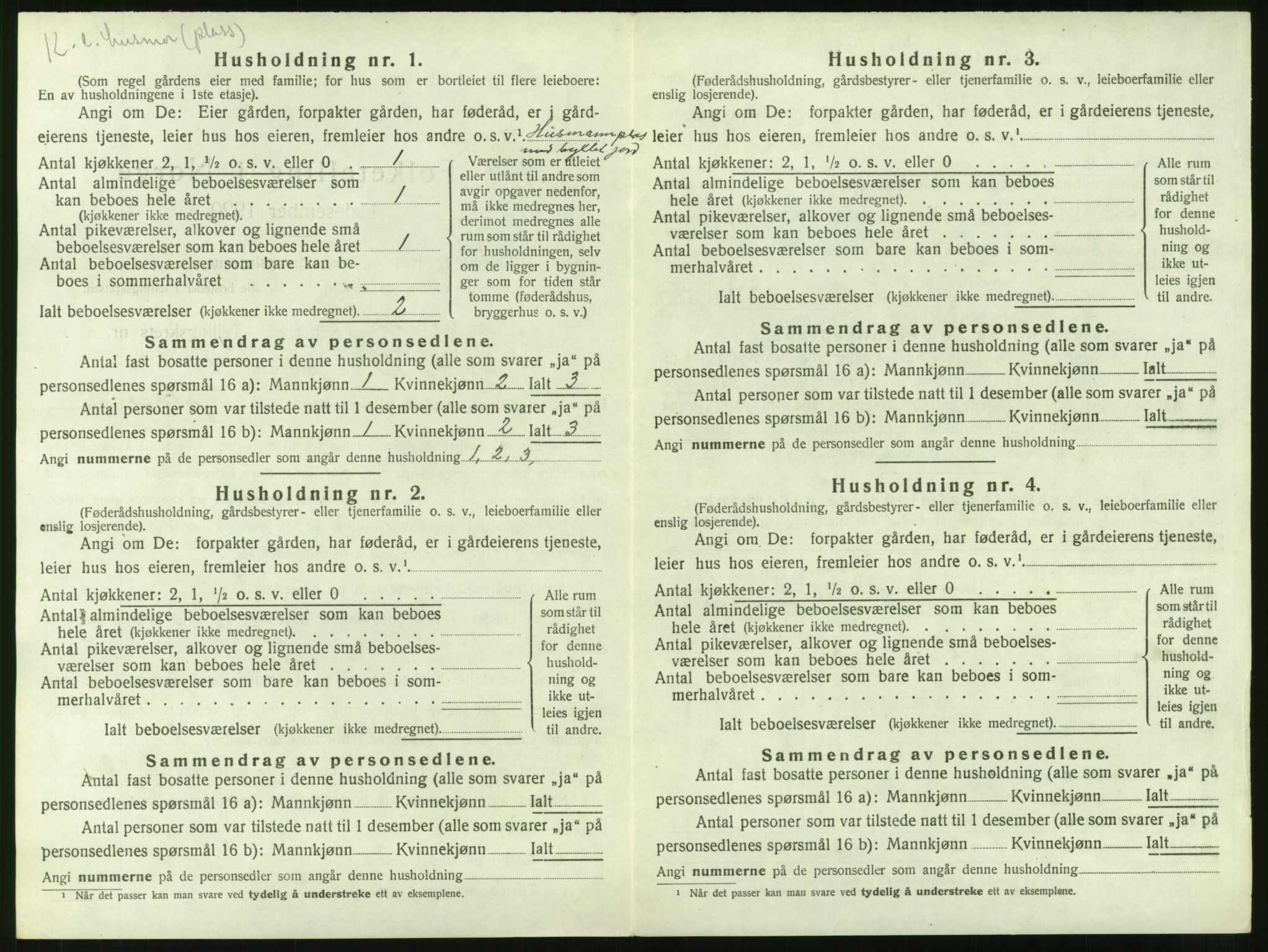 SAT, Folketelling 1920 for 1539 Grytten herred, 1920, s. 283