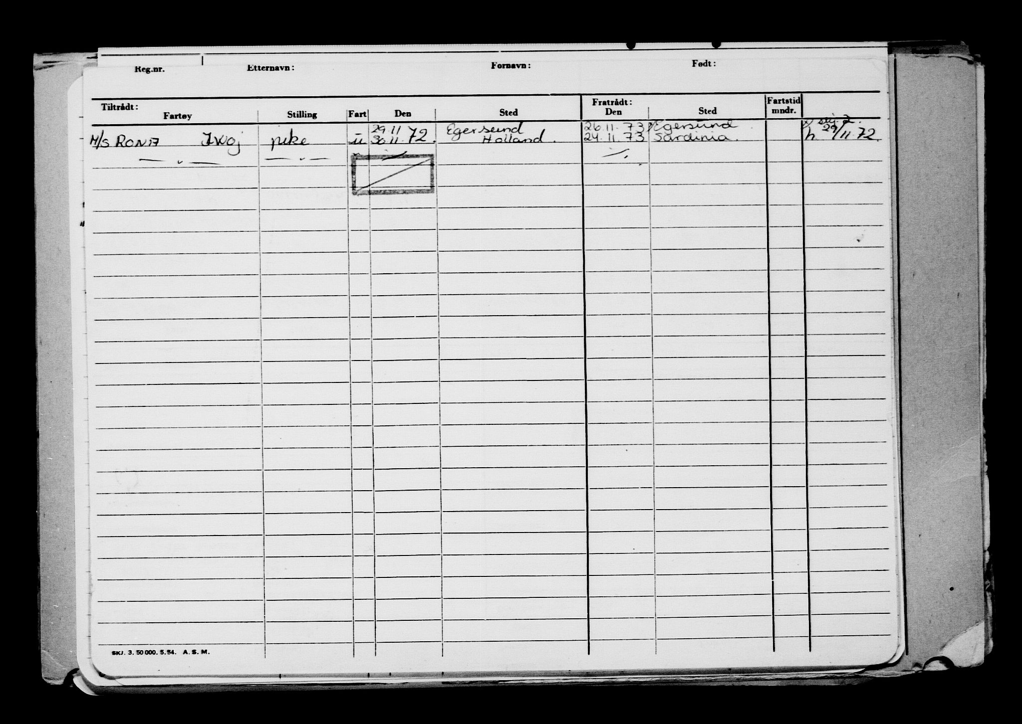 Direktoratet for sjømenn, AV/RA-S-3545/G/Gb/L0167: Hovedkort, 1919, s. 541