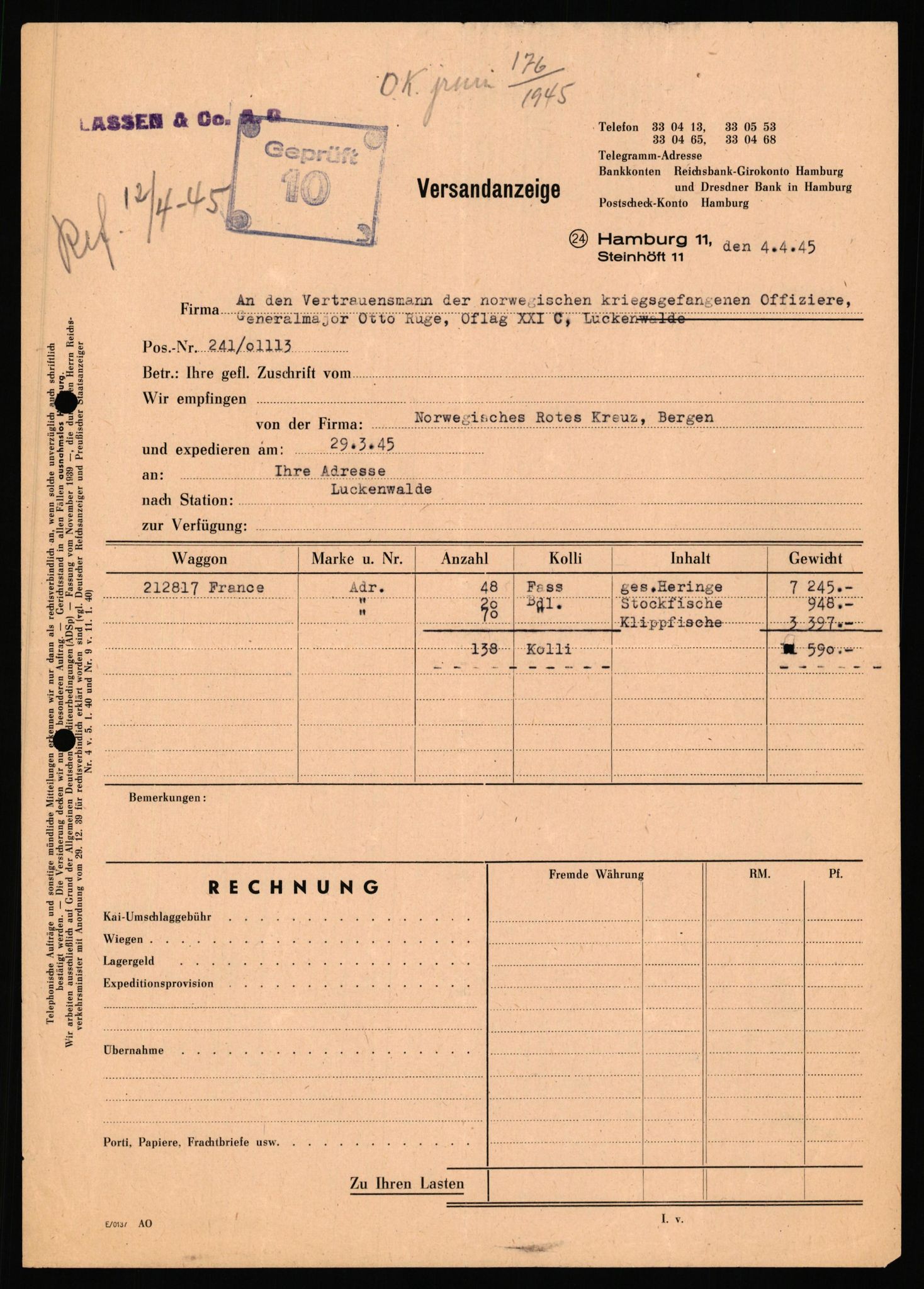 Forsvaret, Forsvarets krigshistoriske avdeling, AV/RA-RAFA-2017/Y/Yf/L0201: II-C-11-2102  -  Norske offiserer i krigsfangenskap, 1940-1945, s. 437