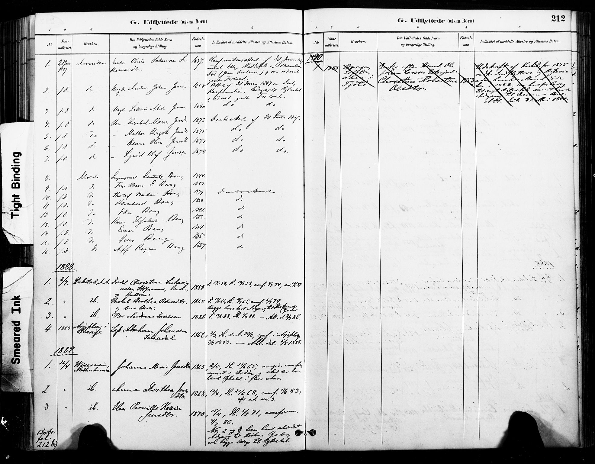 Ministerialprotokoller, klokkerbøker og fødselsregistre - Nordland, SAT/A-1459/846/L0646: Ministerialbok nr. 846A04, 1887-1901, s. 212
