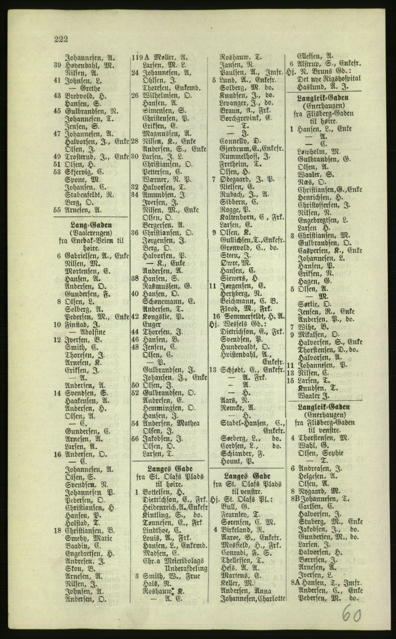 Kristiania/Oslo adressebok, PUBL/-, 1879, s. 222