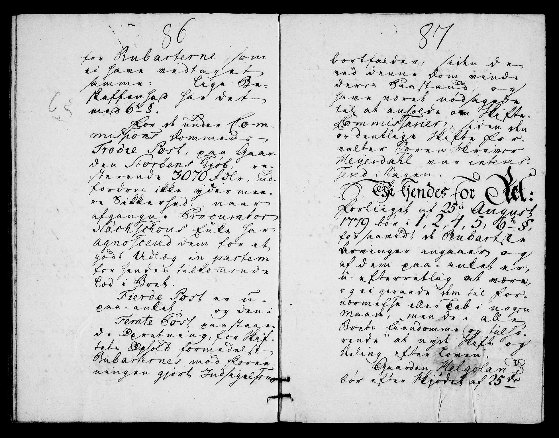 Danske Kanselli, Skapsaker, RA/EA-4061/F/L0123: Skap 16, pakke 64, 1781-1794, s. 46