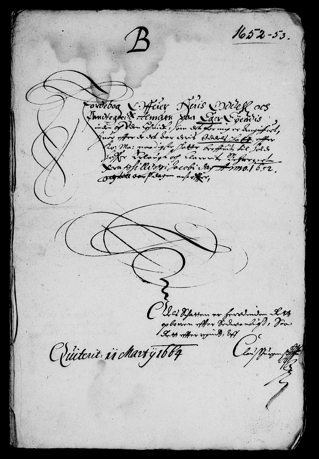 Rentekammeret inntil 1814, Reviderte regnskaper, Lensregnskaper, RA/EA-5023/R/Rb/Rbm/L0009: Eiker len, 1652-1661