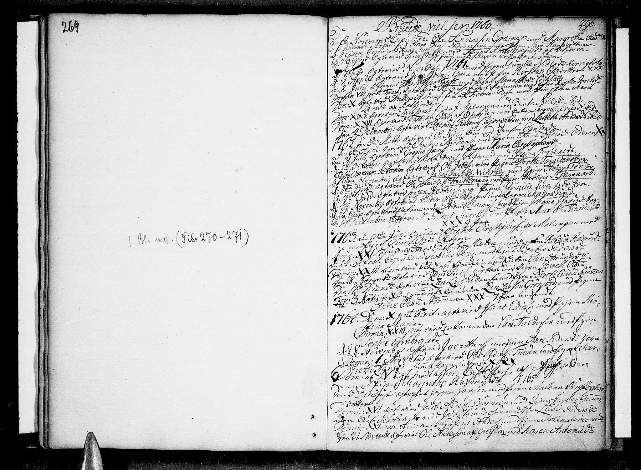 Lenvik sokneprestembete, AV/SATØ-S-1310/H/Ha/Haa/L0001kirke: Ministerialbok nr. 1, 1753-1783, s. 295-296