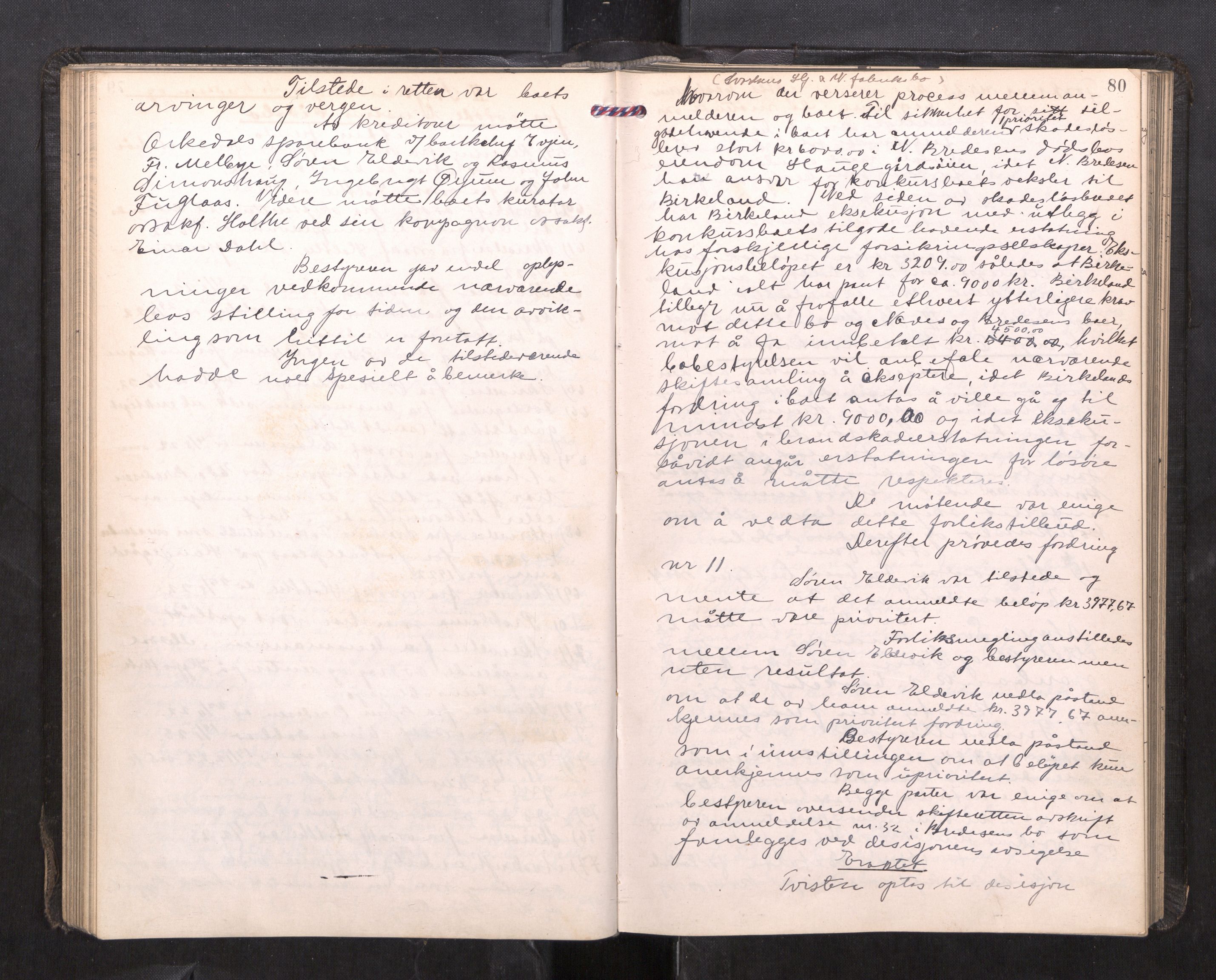 Orkdal sorenskriveri, AV/SAT-A-4169/1/3/3B/L0015: Skiftebehandlingsprotokoll, 1919-1927, s. 79b-80a