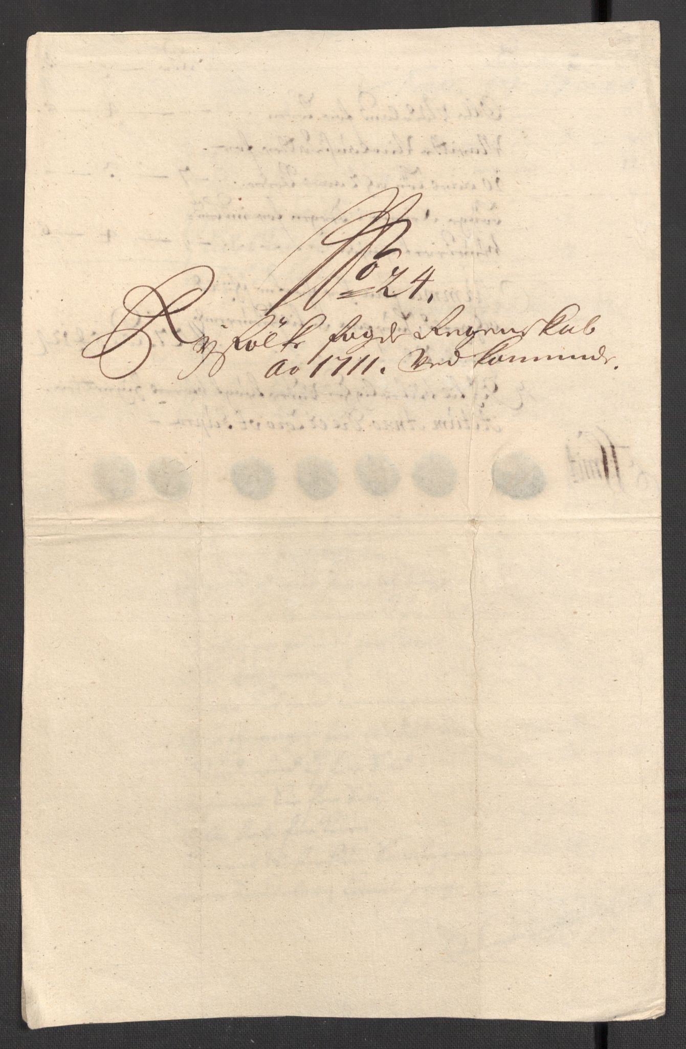 Rentekammeret inntil 1814, Reviderte regnskaper, Fogderegnskap, AV/RA-EA-4092/R47/L2864: Fogderegnskap Ryfylke, 1711, s. 63