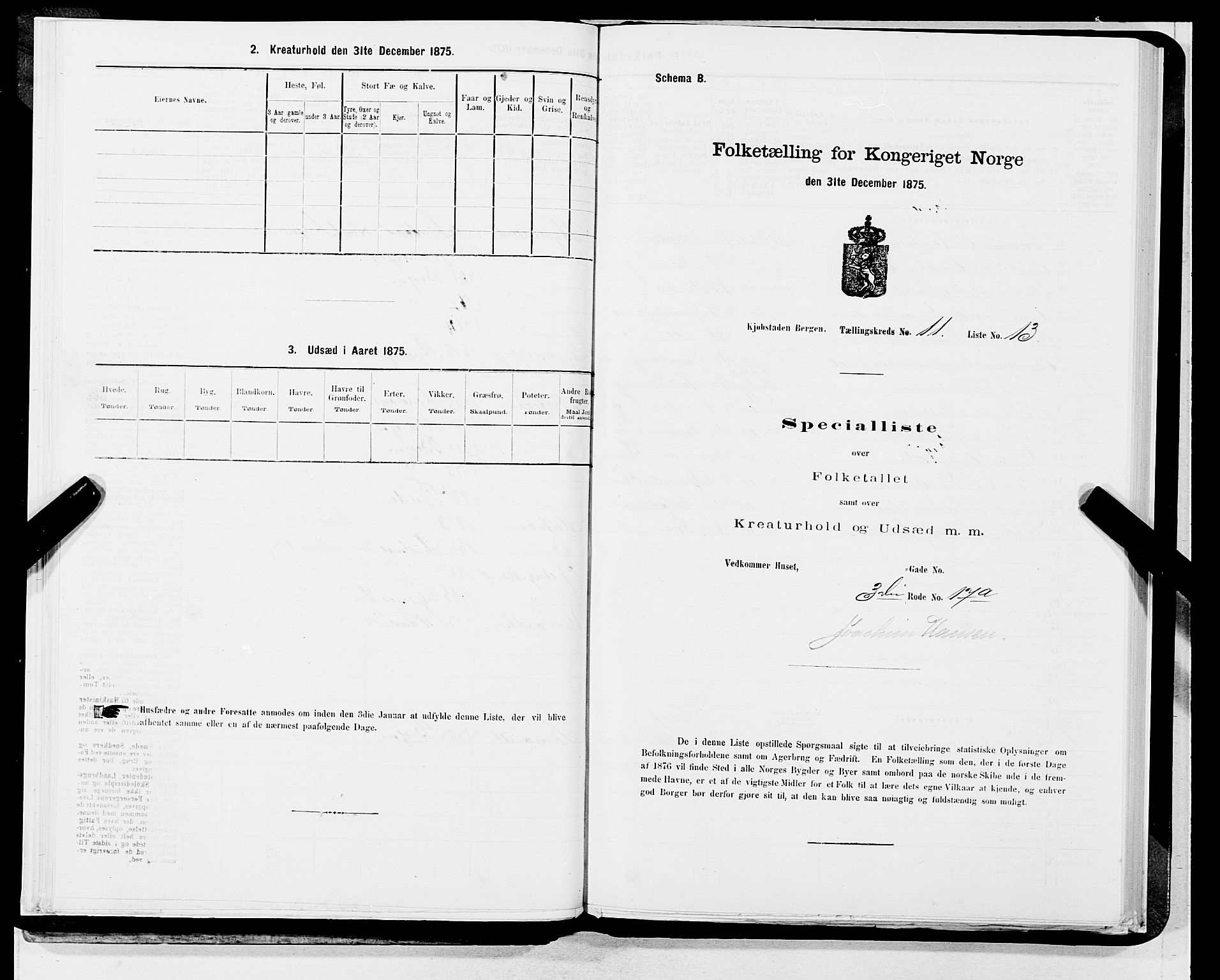 SAB, Folketelling 1875 for 1301 Bergen kjøpstad, 1875, s. 553