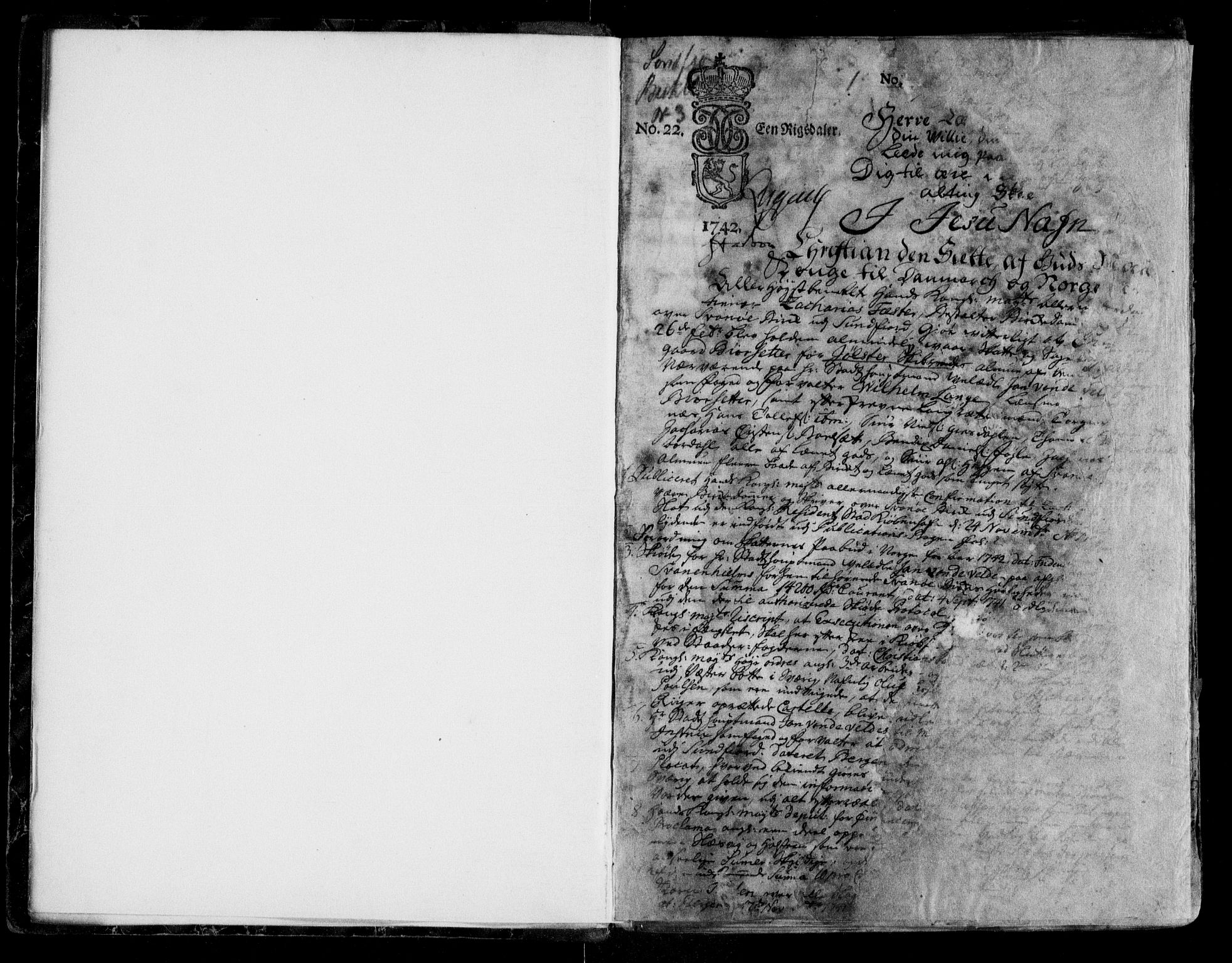 Sunnfjord tingrett, AV/SAB-A-3201/1/F/Fa/Faa/L0026: Tingbok "Svanø Birk", 1742-1760, s. 0b-1a