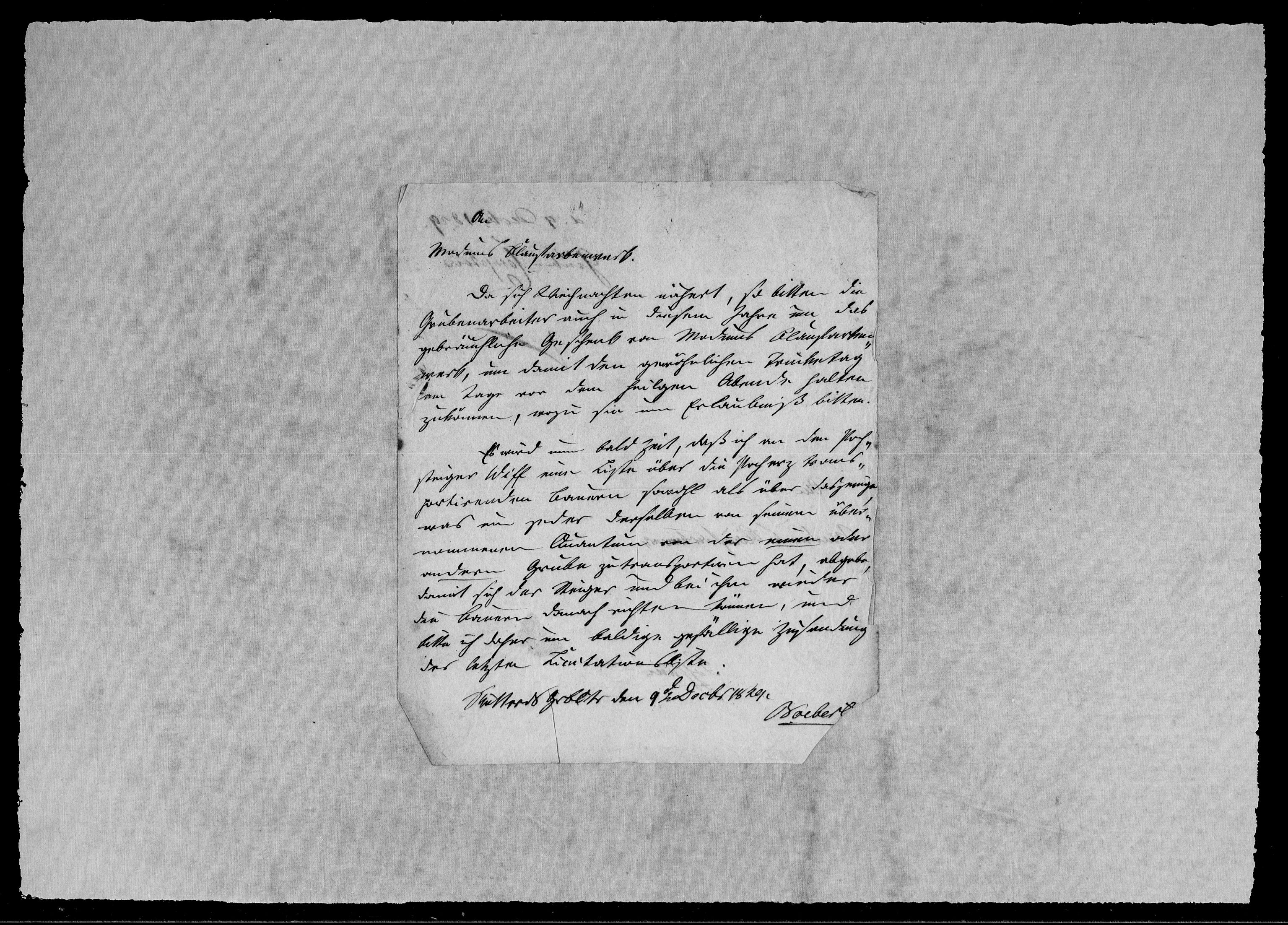 Modums Blaafarveværk, RA/PA-0157/G/Gb/L0103/0001: -- / Innkomne brev A - L, 1829-1830, s. 3