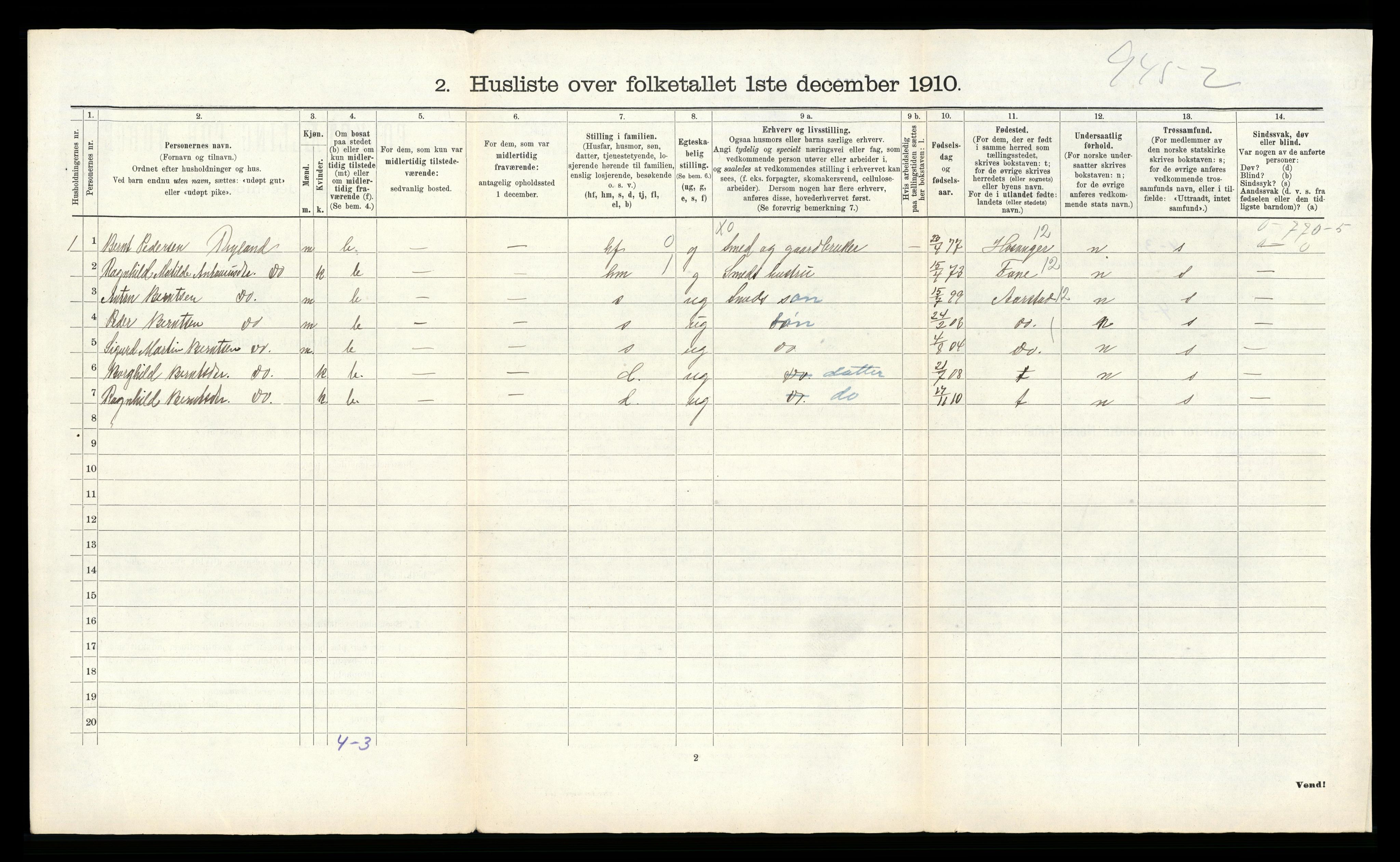 RA, Folketelling 1910 for 1258 Herdla herred, 1910, s. 57