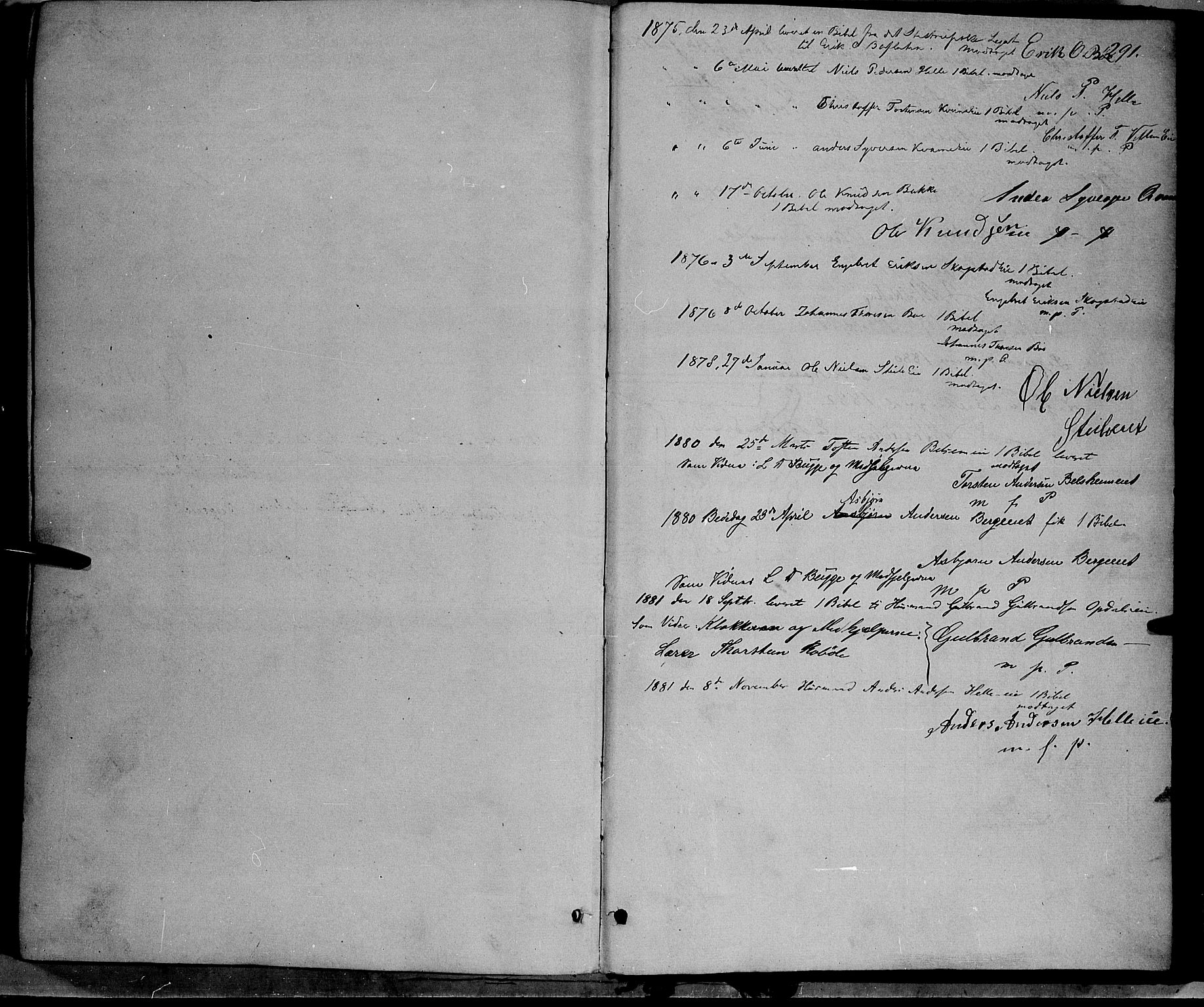 Vang prestekontor, Valdres, AV/SAH-PREST-140/H/Ha/L0007: Ministerialbok nr. 7, 1865-1881
