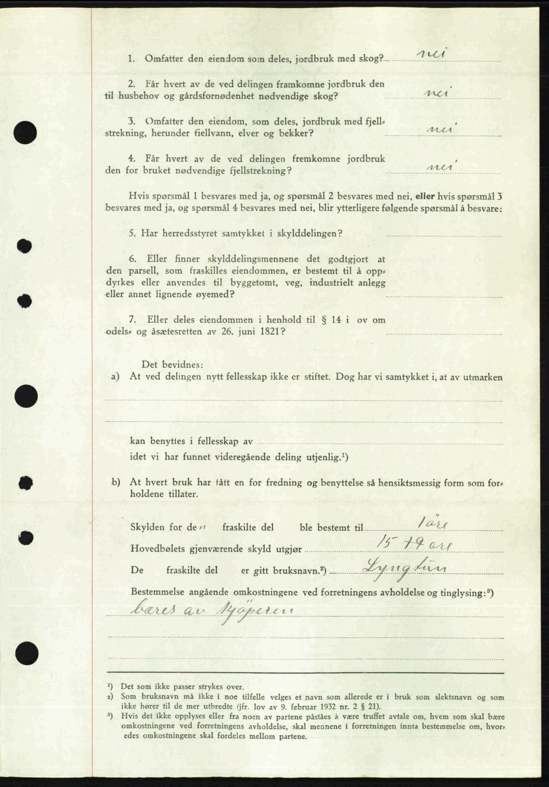 Nordre Sunnmøre sorenskriveri, AV/SAT-A-0006/1/2/2C/2Ca: Pantebok nr. A23, 1946-1947, Dagboknr: 2111/1946