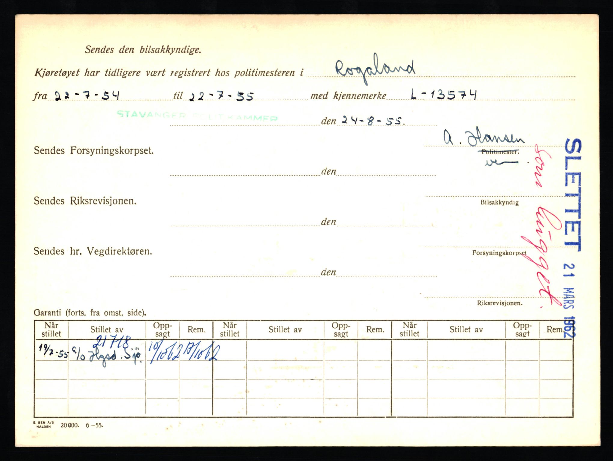 Stavanger trafikkstasjon, SAST/A-101942/0/F/L0013: L-4700 - L-5079, 1930-1971, s. 1758