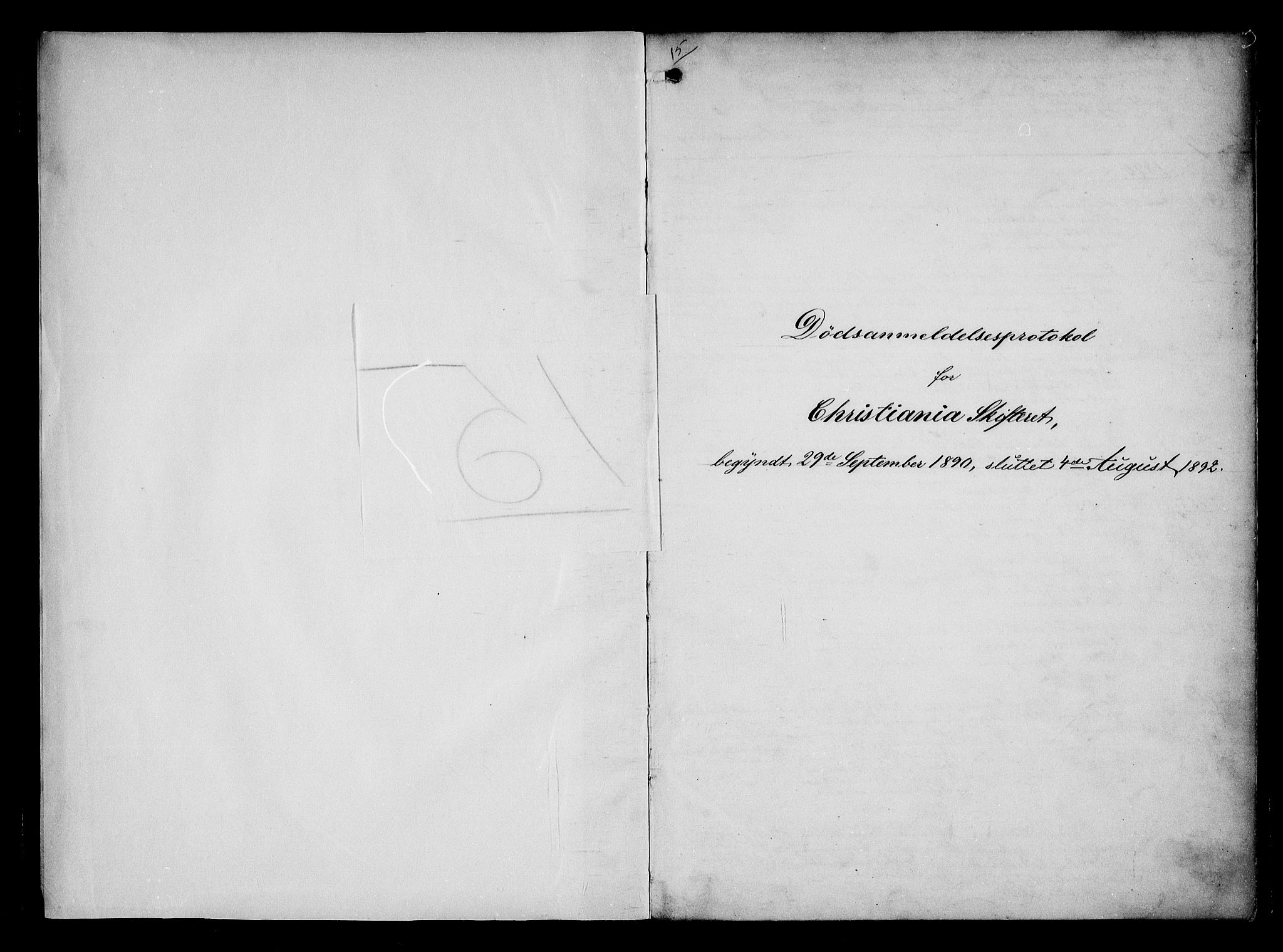 Oslo skifterett, AV/SAO-A-10383/G/Ga/Gaa/L0015: Dødsfallsprotokoll, 1890-1892