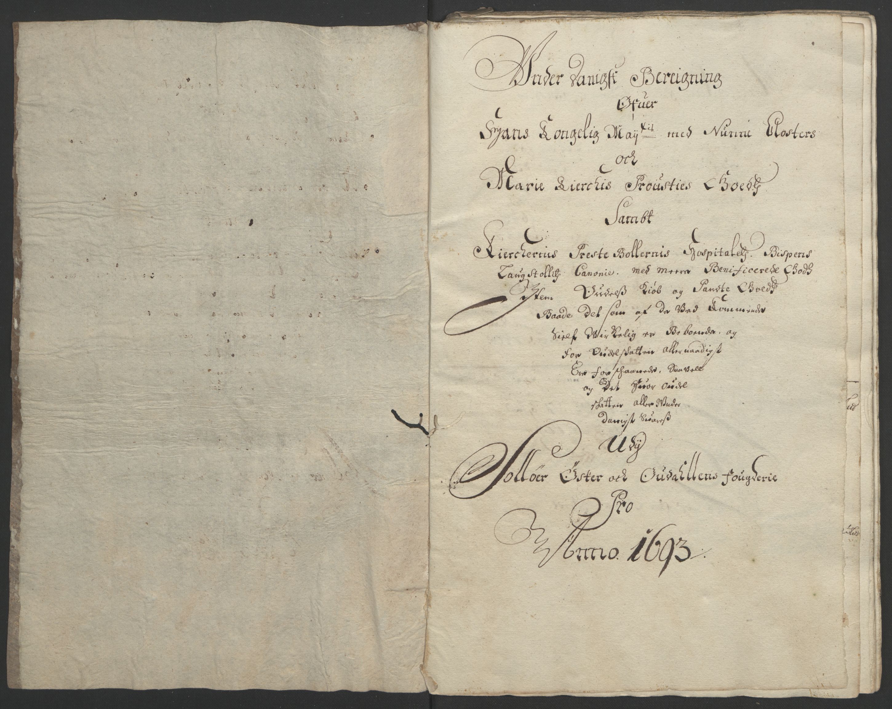 Rentekammeret inntil 1814, Reviderte regnskaper, Fogderegnskap, AV/RA-EA-4092/R13/L0831: Fogderegnskap Solør, Odal og Østerdal, 1693, s. 283