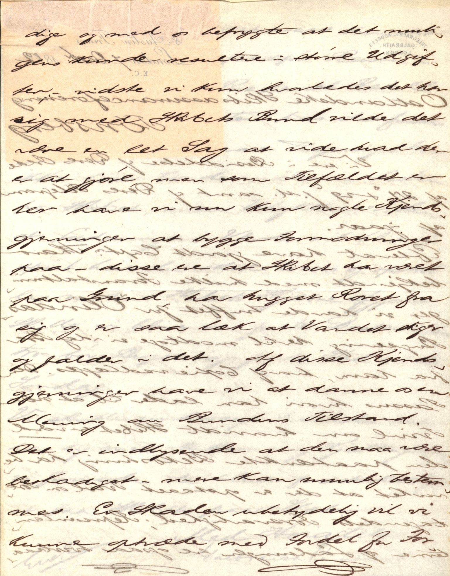 Pa 63 - Østlandske skibsassuranceforening, VEMU/A-1079/G/Ga/L0014/0009: Havaridokumenter / Peter, Olinda, Prinds Chr. August, Poseidon, 1882, s. 44