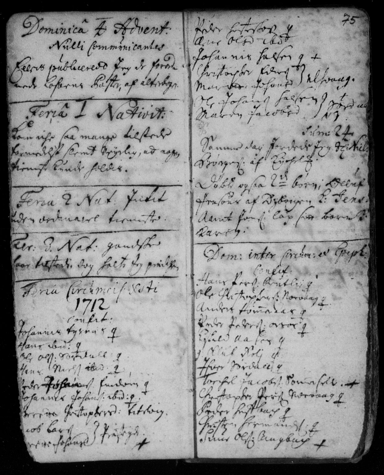 Ministerialprotokoller, klokkerbøker og fødselsregistre - Nordland, AV/SAT-A-1459/859/L0840: Ministerialbok nr. 859A00, 1708-1738, s. 75