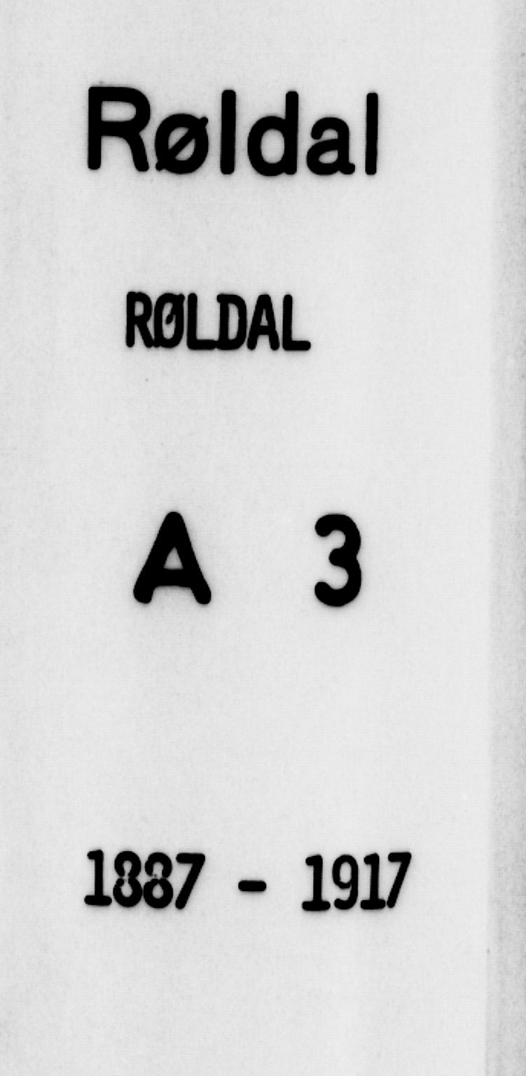 Røldal sokneprestembete, SAB/A-100247: Klokkerbok nr. A 3, 1887-1917