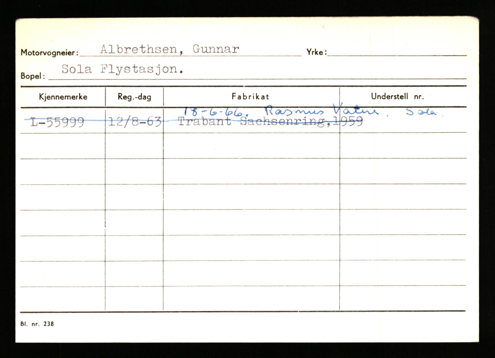 Stavanger trafikkstasjon, AV/SAST-A-101942/0/H/L0001: Abarbanell - Askerud, 1930-1971, s. 353