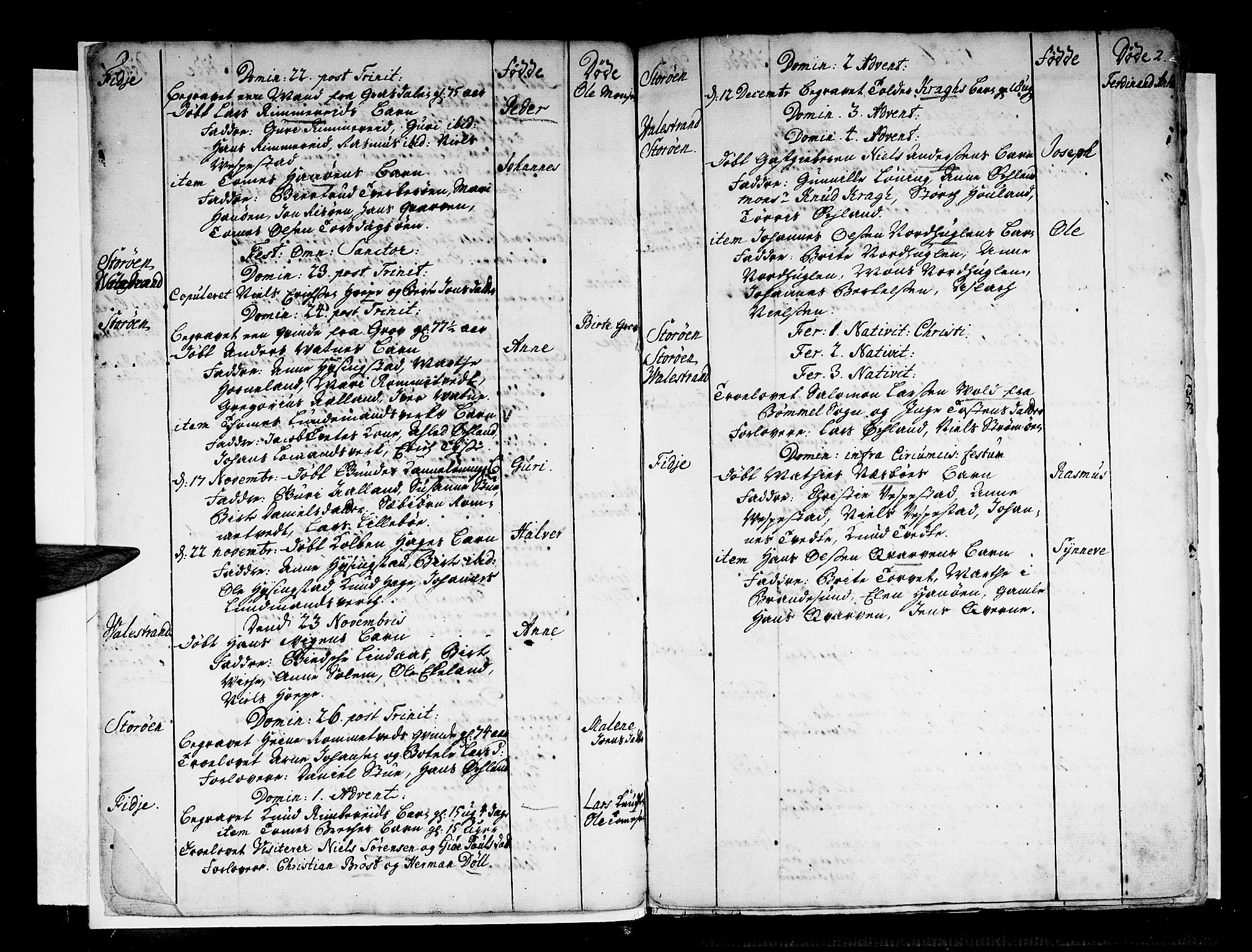 Stord sokneprestembete, SAB/A-78201/H/Haa: Ministerialbok nr. A 1, 1725-1744, s. 2