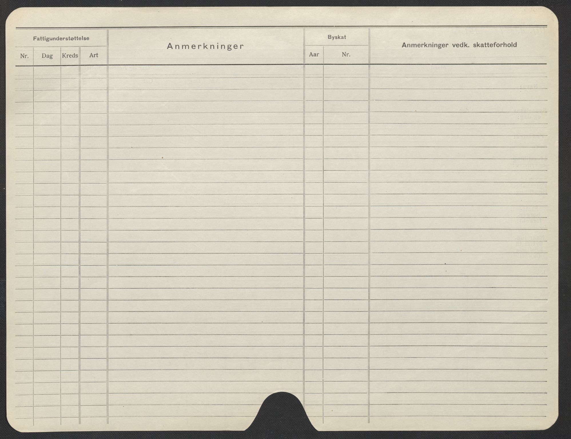 Oslo folkeregister, Registerkort, AV/SAO-A-11715/F/Fa/Fac/L0018: Kvinner, 1906-1914, s. 1250b