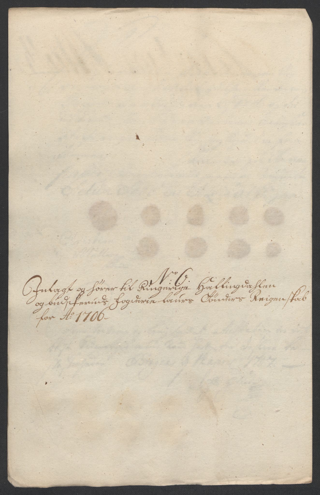 Rentekammeret inntil 1814, Reviderte regnskaper, Fogderegnskap, AV/RA-EA-4092/R22/L1465: Fogderegnskap Ringerike, Hallingdal og Buskerud, 1706, s. 178