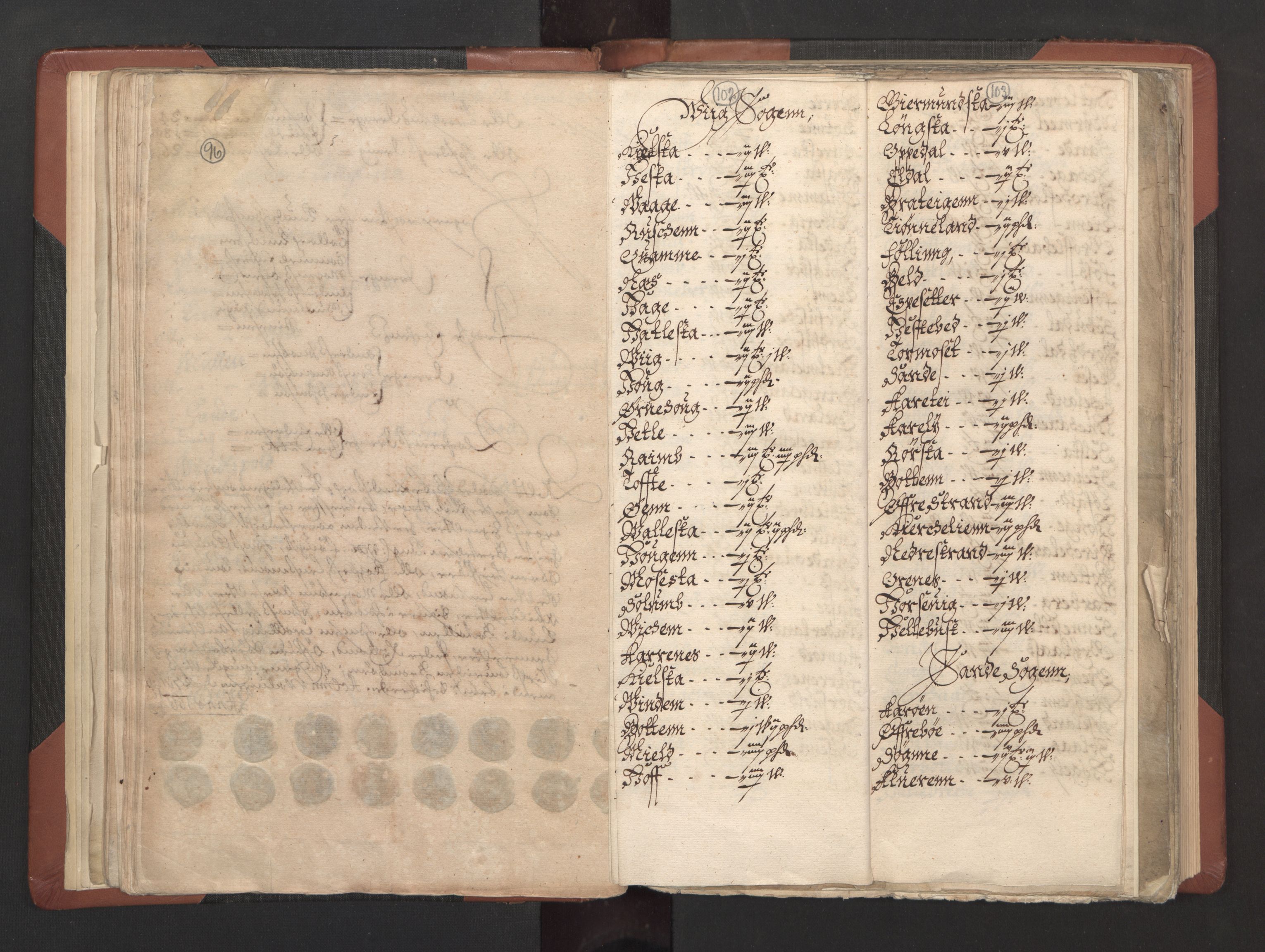RA, Fogdenes og sorenskrivernes manntall 1664-1666, nr. 15: Nordfjord fogderi og Sunnfjord fogderi, 1664, s. 102-103