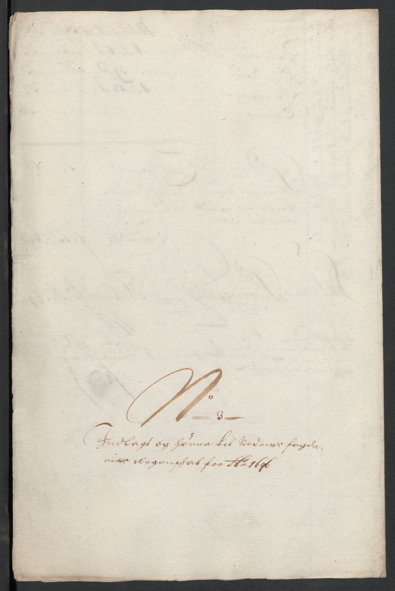 Rentekammeret inntil 1814, Reviderte regnskaper, Fogderegnskap, RA/EA-4092/R39/L2313: Fogderegnskap Nedenes, 1696-1697, s. 29
