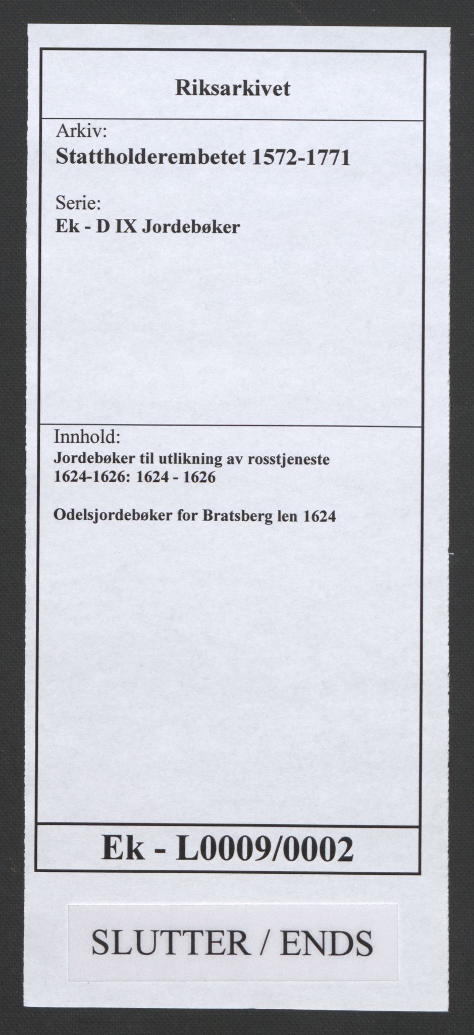 Stattholderembetet 1572-1771, RA/EA-2870/Ek/L0009/0002: Jordebøker til utlikning av rosstjeneste 1624-1626: / Odelsjordebøker for Bratsberg len, 1624, s. 118