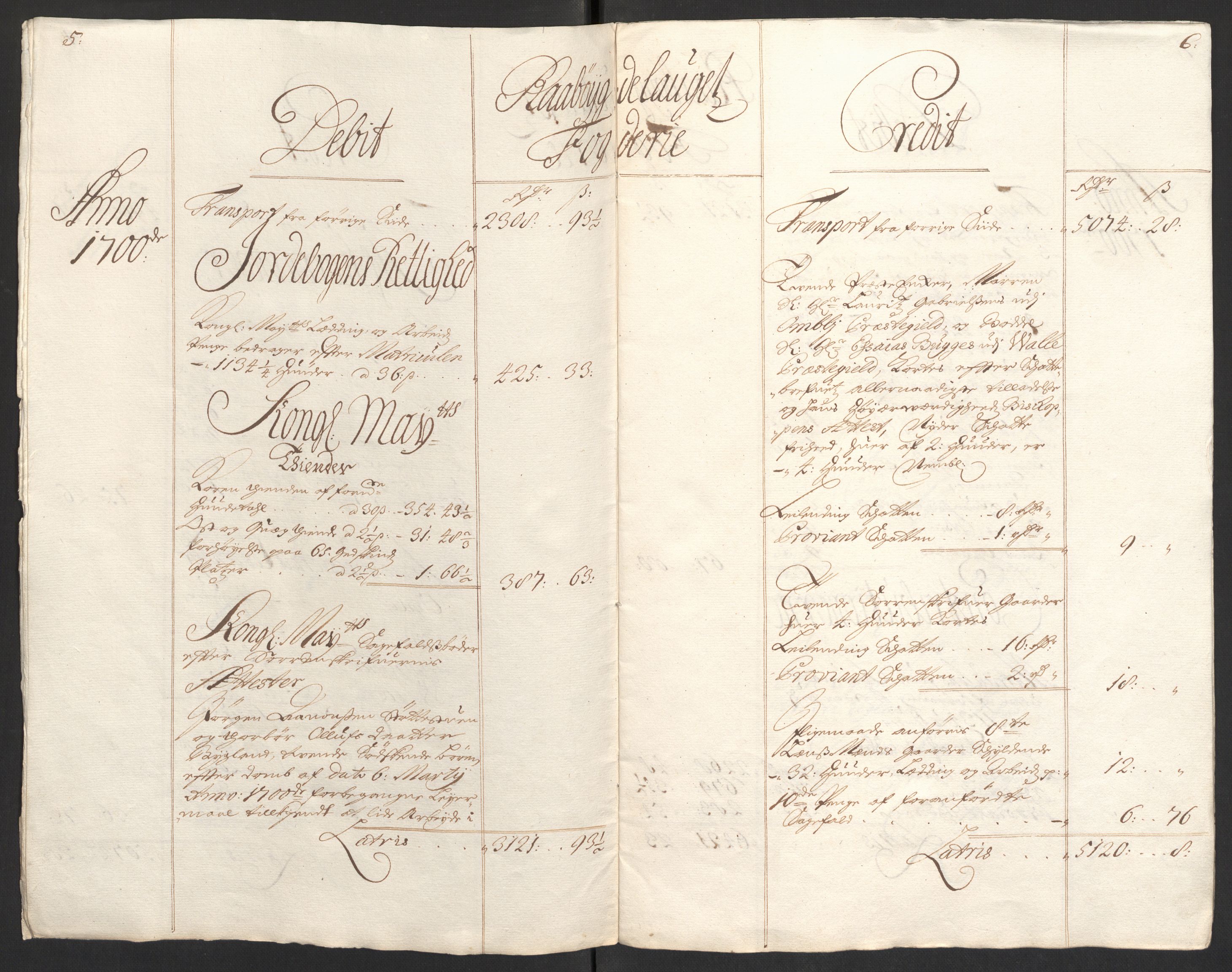 Rentekammeret inntil 1814, Reviderte regnskaper, Fogderegnskap, RA/EA-4092/R40/L2446: Fogderegnskap Råbyggelag, 1700-1702, s. 12