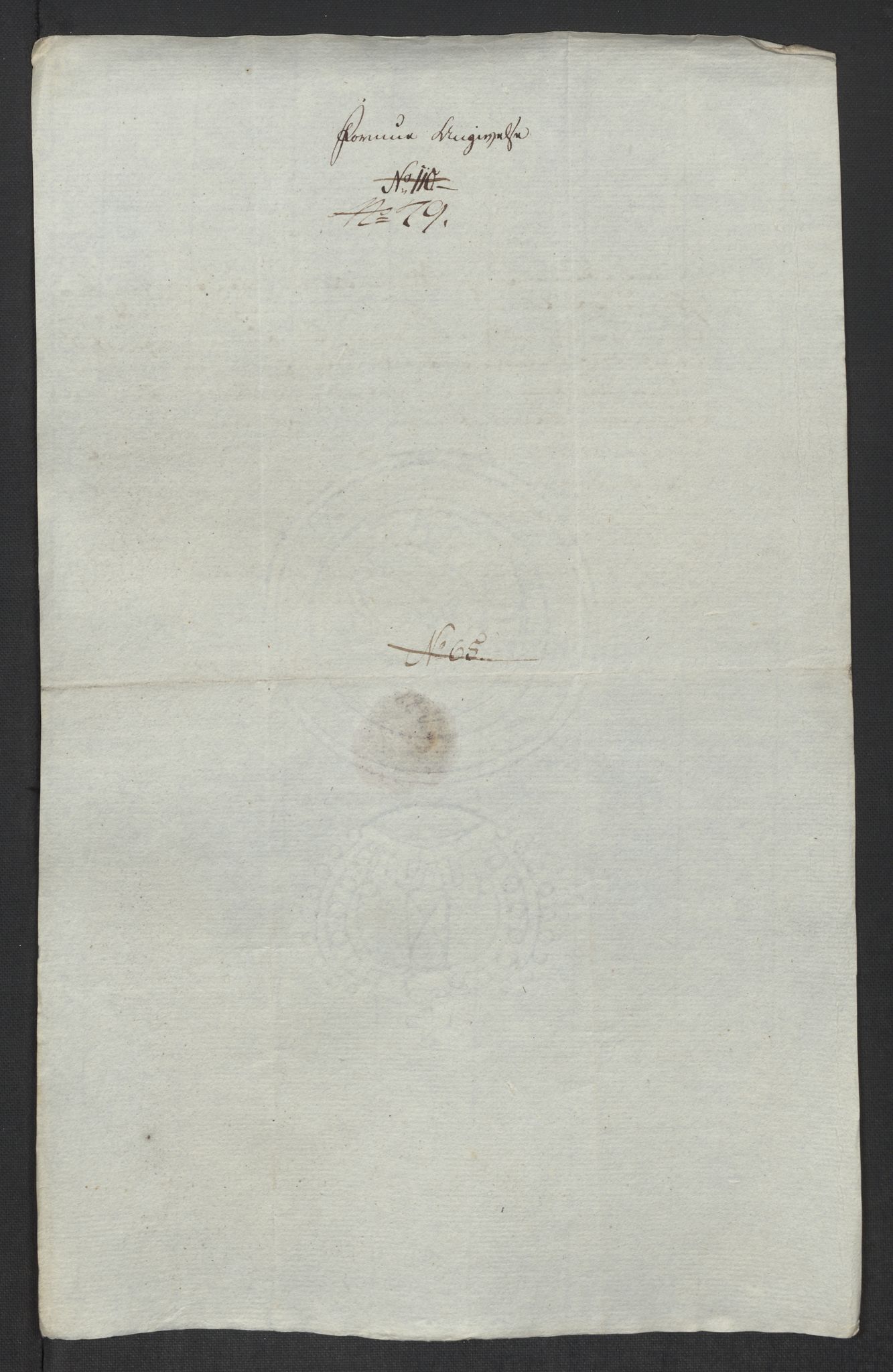 Rentekammeret inntil 1814, Reviderte regnskaper, Mindre regnskaper, AV/RA-EA-4068/Rf/Rfe/L0006: Christiania, 1789, s. 266