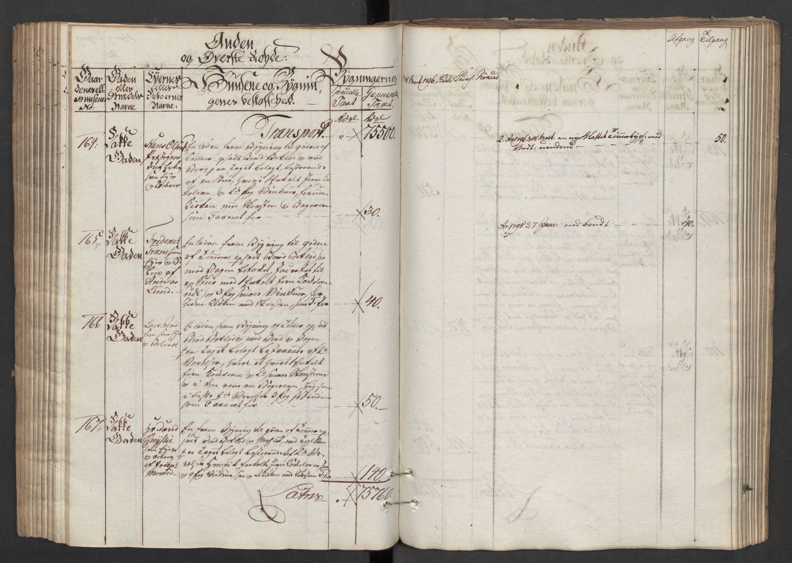 Kommersekollegiet, Brannforsikringskontoret 1767-1814, AV/RA-EA-5458/F/Fa/L0040/0004: Moss / Branntakstprotokoll, 1787, s. 125