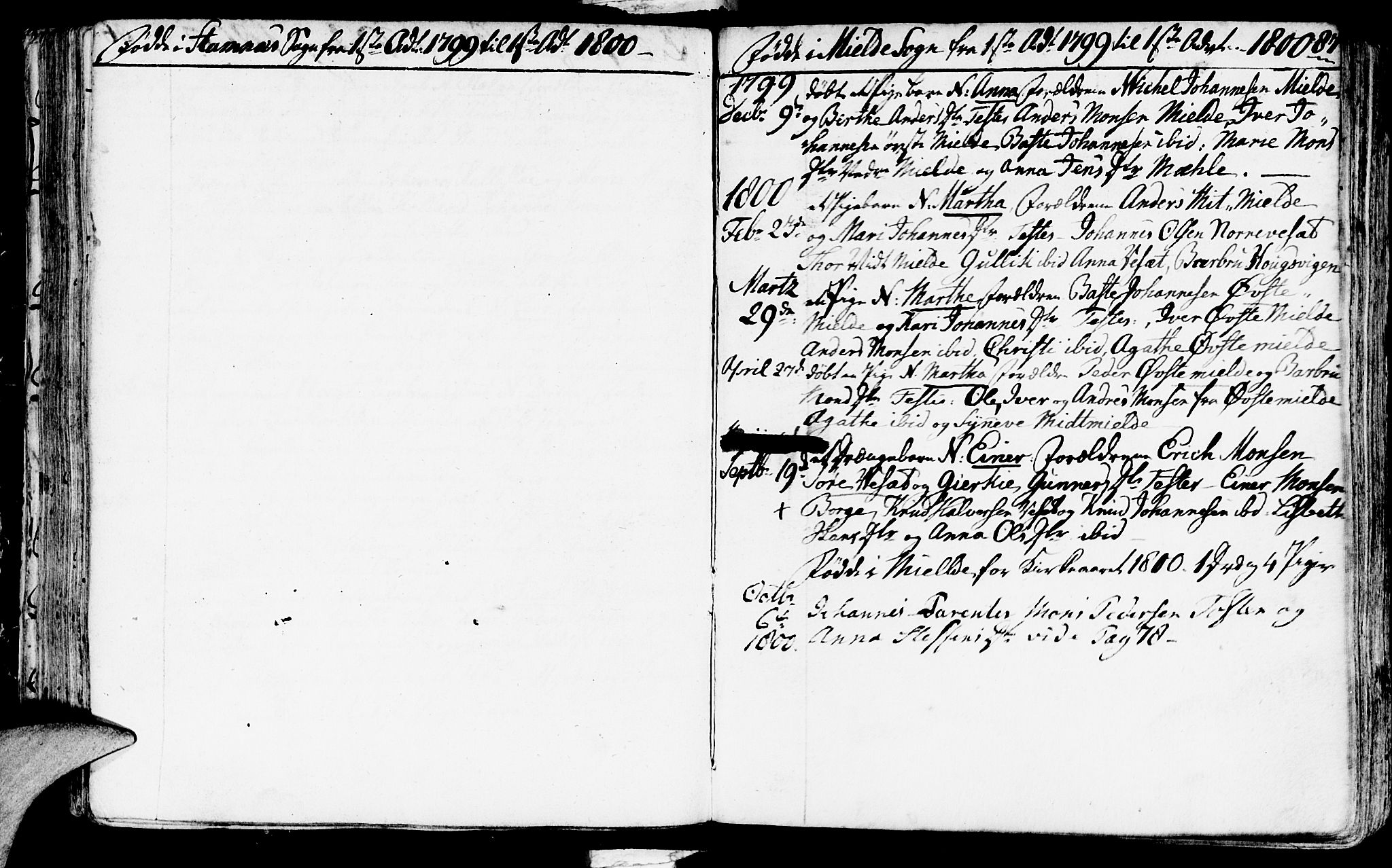 Haus sokneprestembete, SAB/A-75601/H/Haa: Ministerialbok nr. A 11, 1796-1816, s. 87