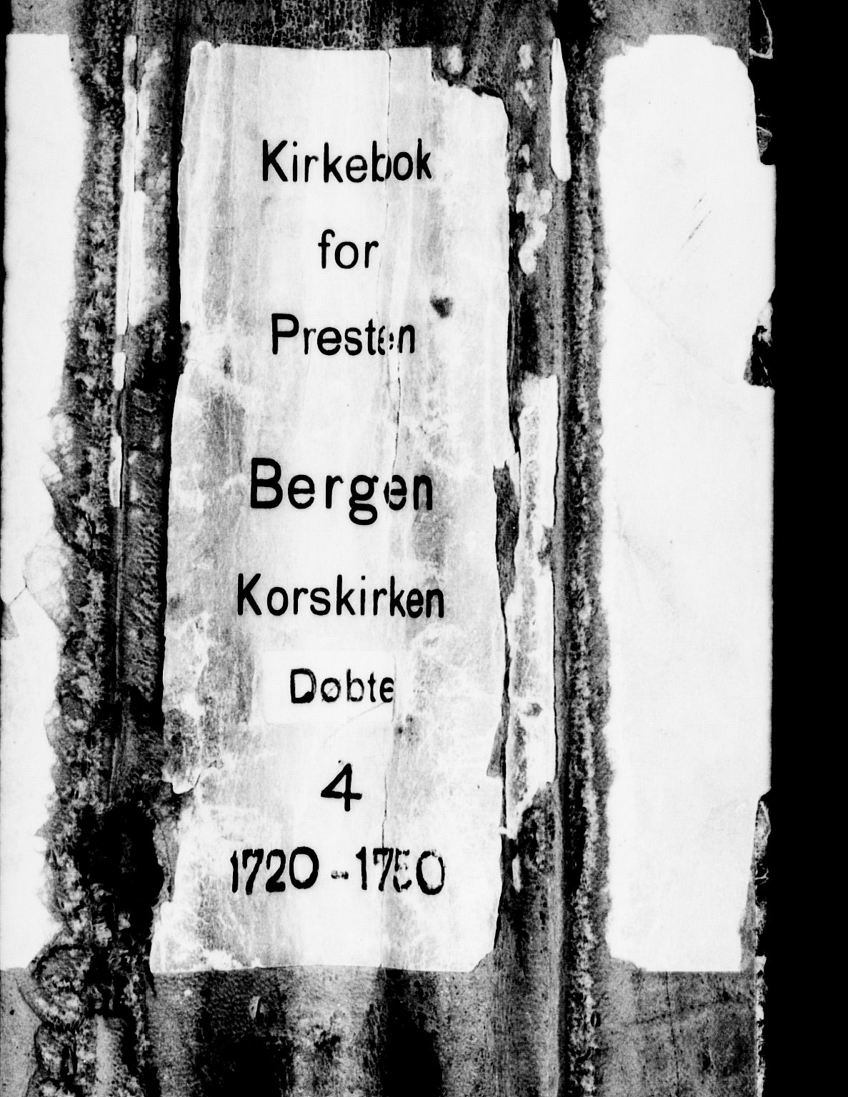 Korskirken sokneprestembete, SAB/A-76101/H/Haa/L0004: Ministerialbok nr. A 4, 1720-1750